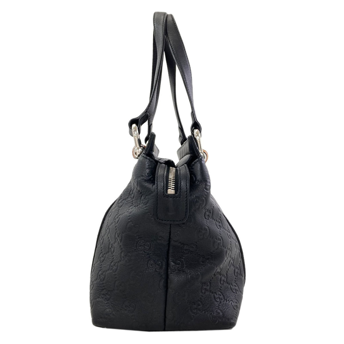 Gucci Black Leather Tote Bag (Pre-Owned)