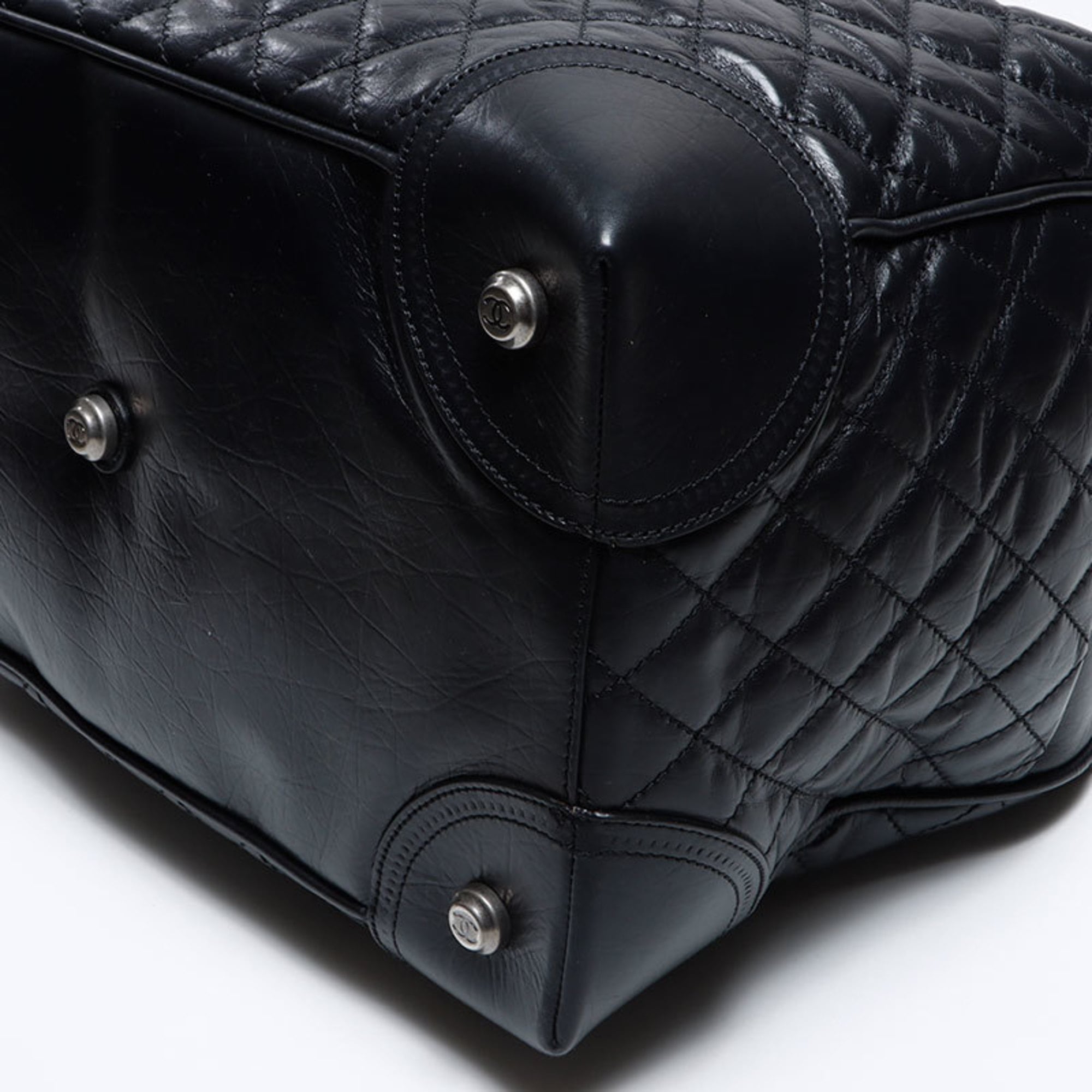 Chanel Black Boston Bag (Pre-Owned)