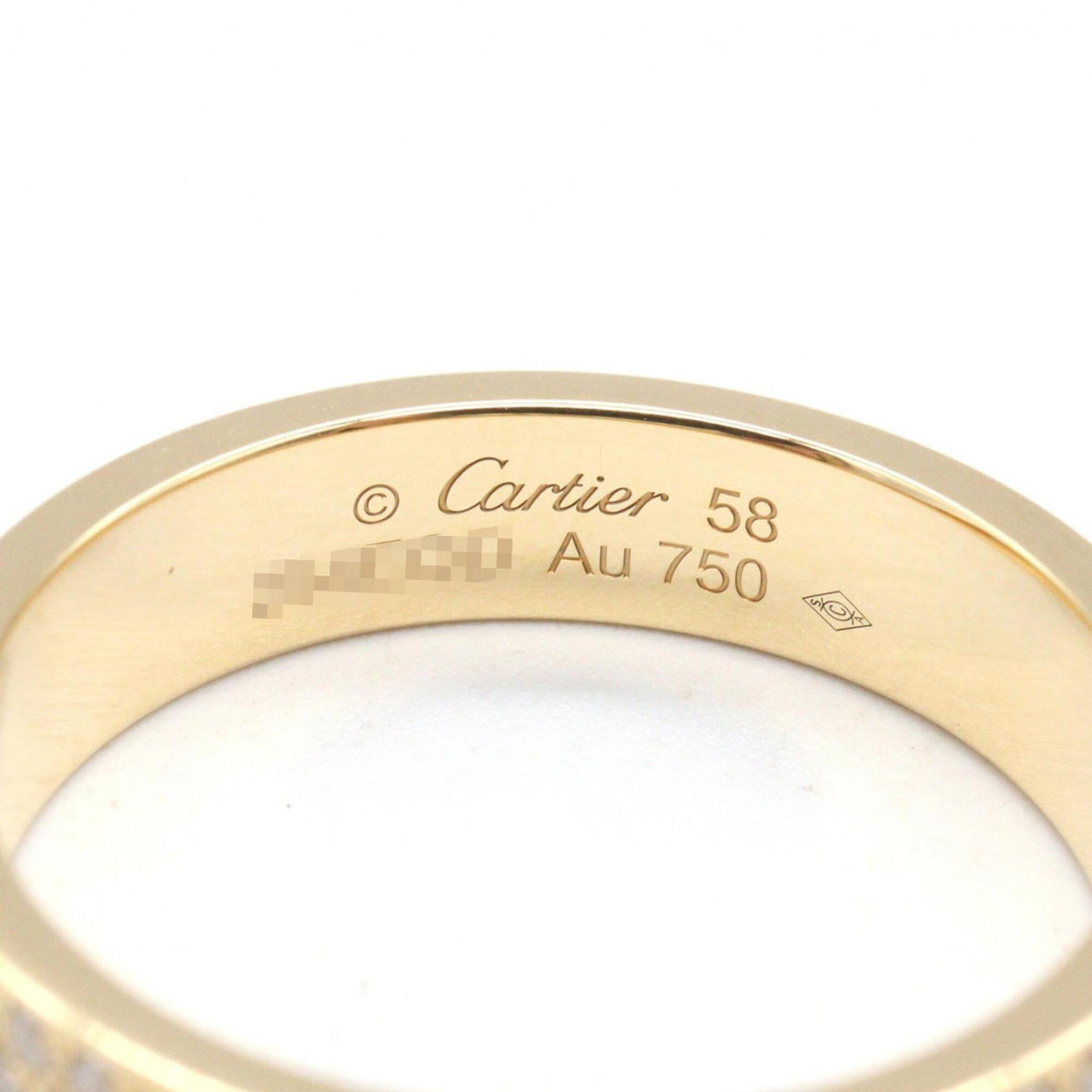 Cartier Gold Clear Yellow Gold (18K) Band Ring (Pre-Owned)