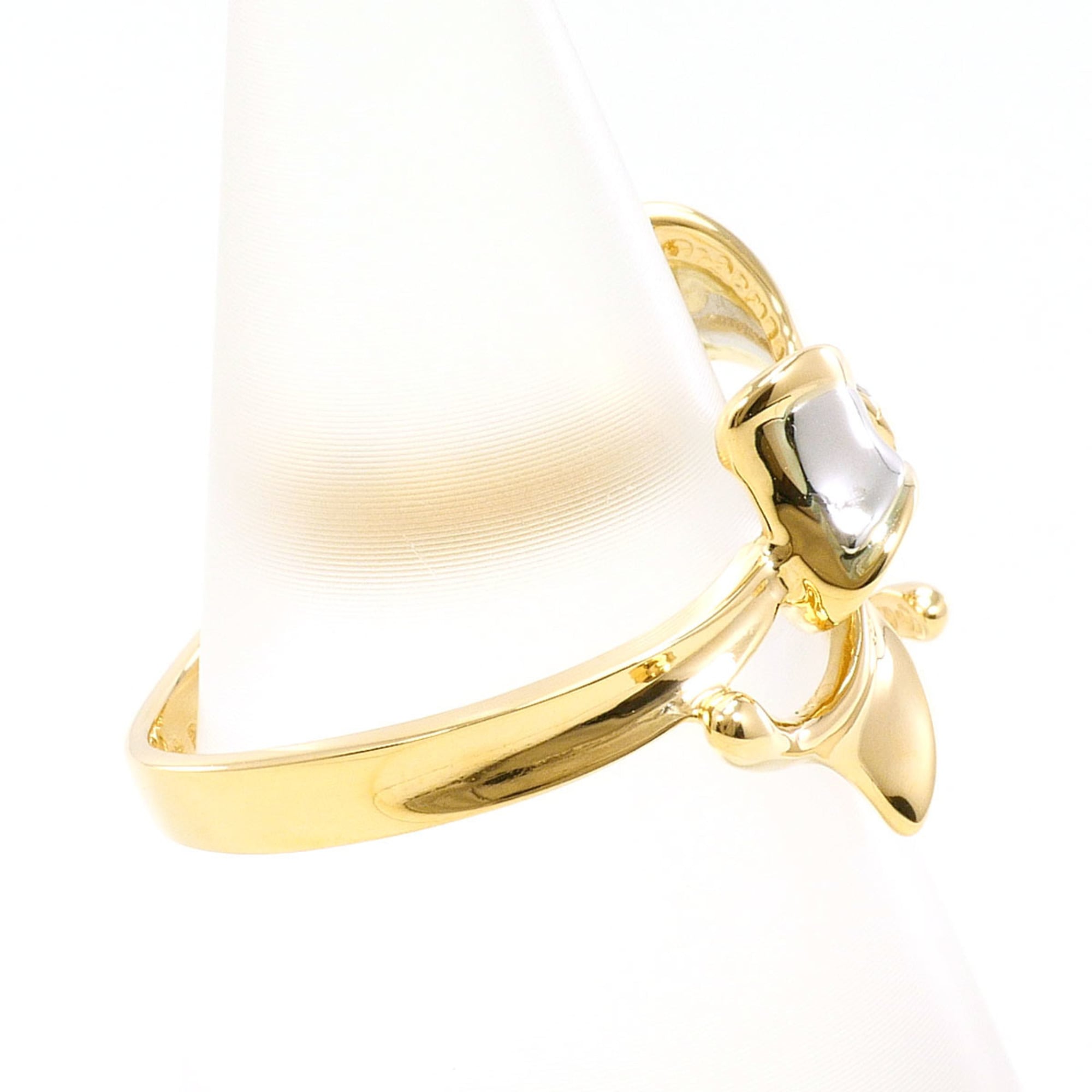 Unbranded Platinum Yellow Gold Yellow Gold (18K) Platinum 900 Band Ring (Pre-Owned)
