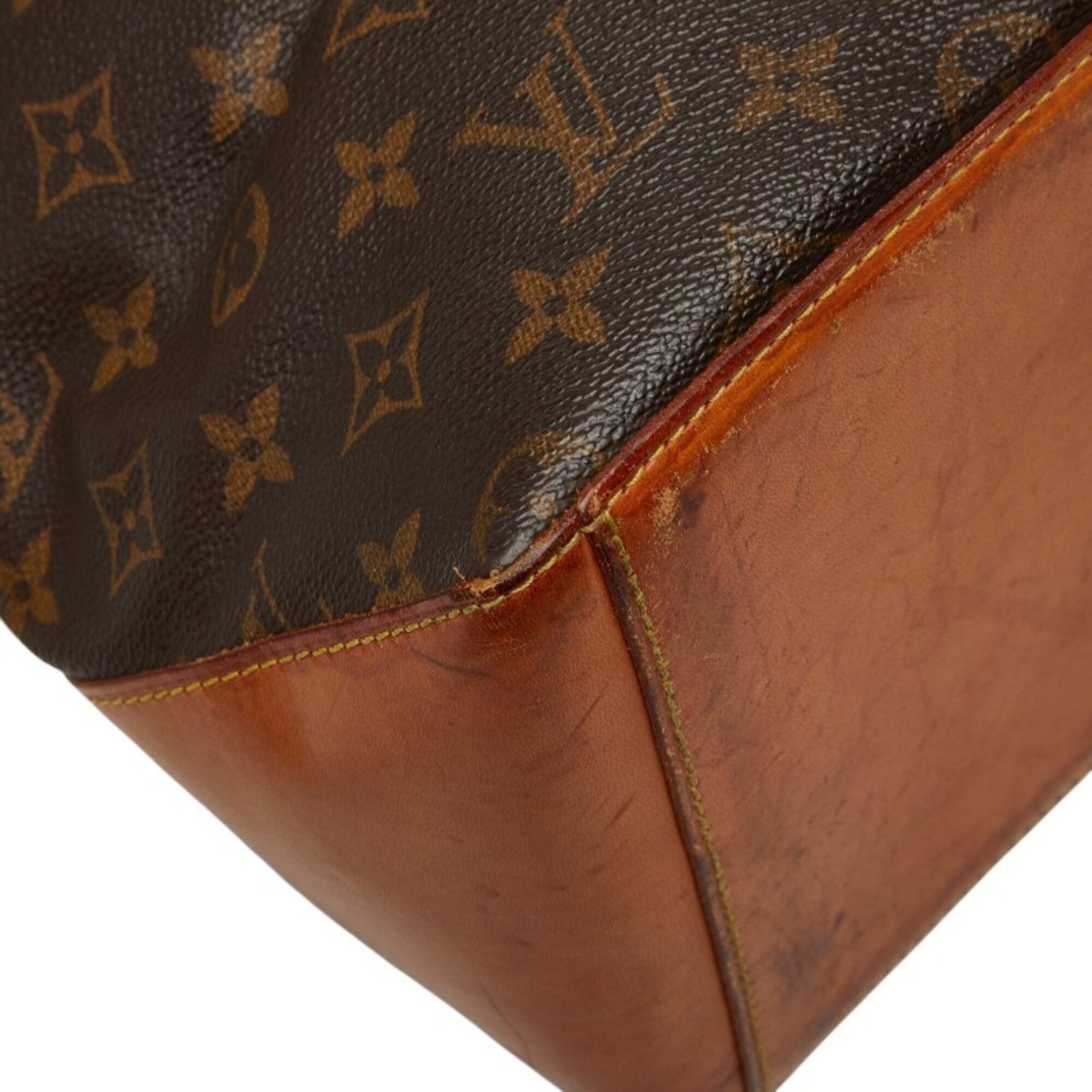 Louis Vuitton Brown Pvc Leather Shoulder Bag Tote Bag (Pre-Owned)