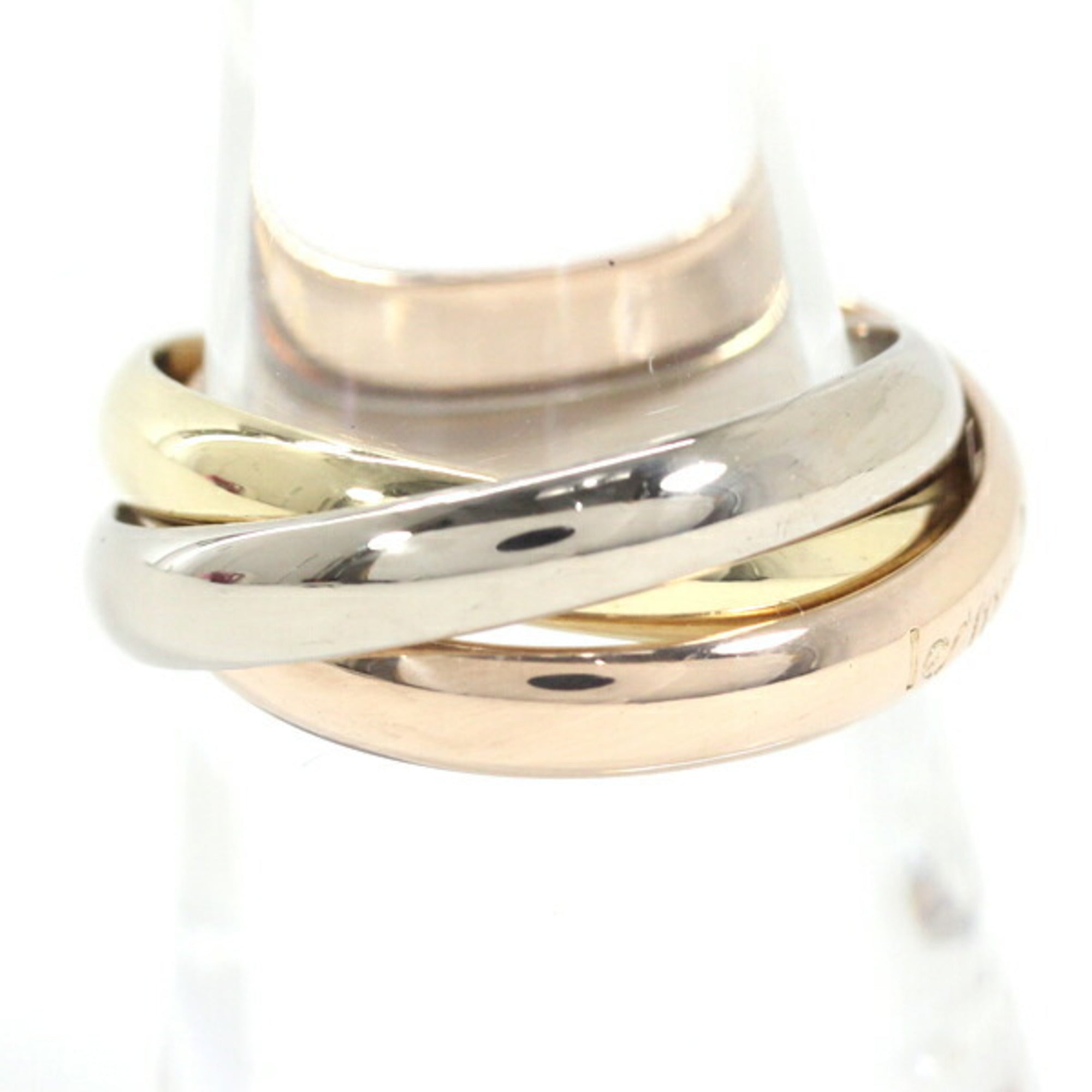 Cartier Pink Gold White Gold Yellow Gold Yellow Gold (18K) Pink Gold (18K) White Gold (18K) Band Ring (Pre-Owned)