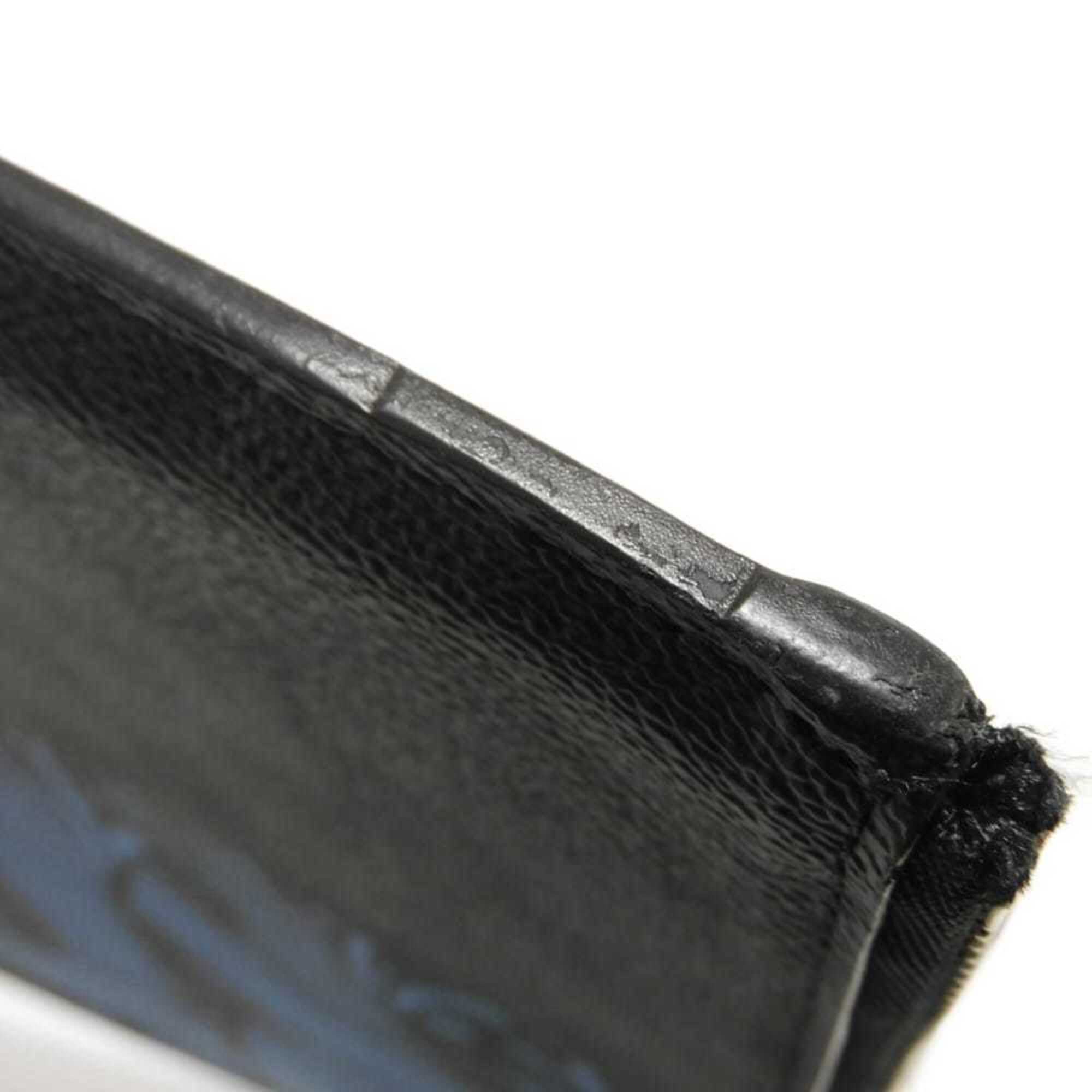 Louis Vuitton Black Blue Damier Graphite Canvas Clutch Bag Pochette (Pre-Owned)
