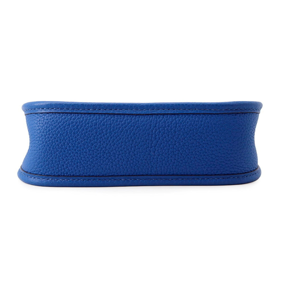 Hermes Evelyne Blue Taurillon Clemence Leather Shoulder Bag (Pre-Owned)