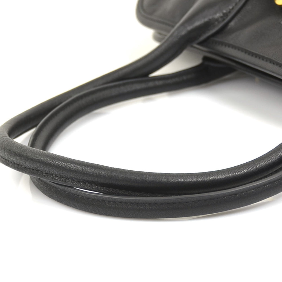 Miu Miu Black Leather Handbag (Pre-Owned)