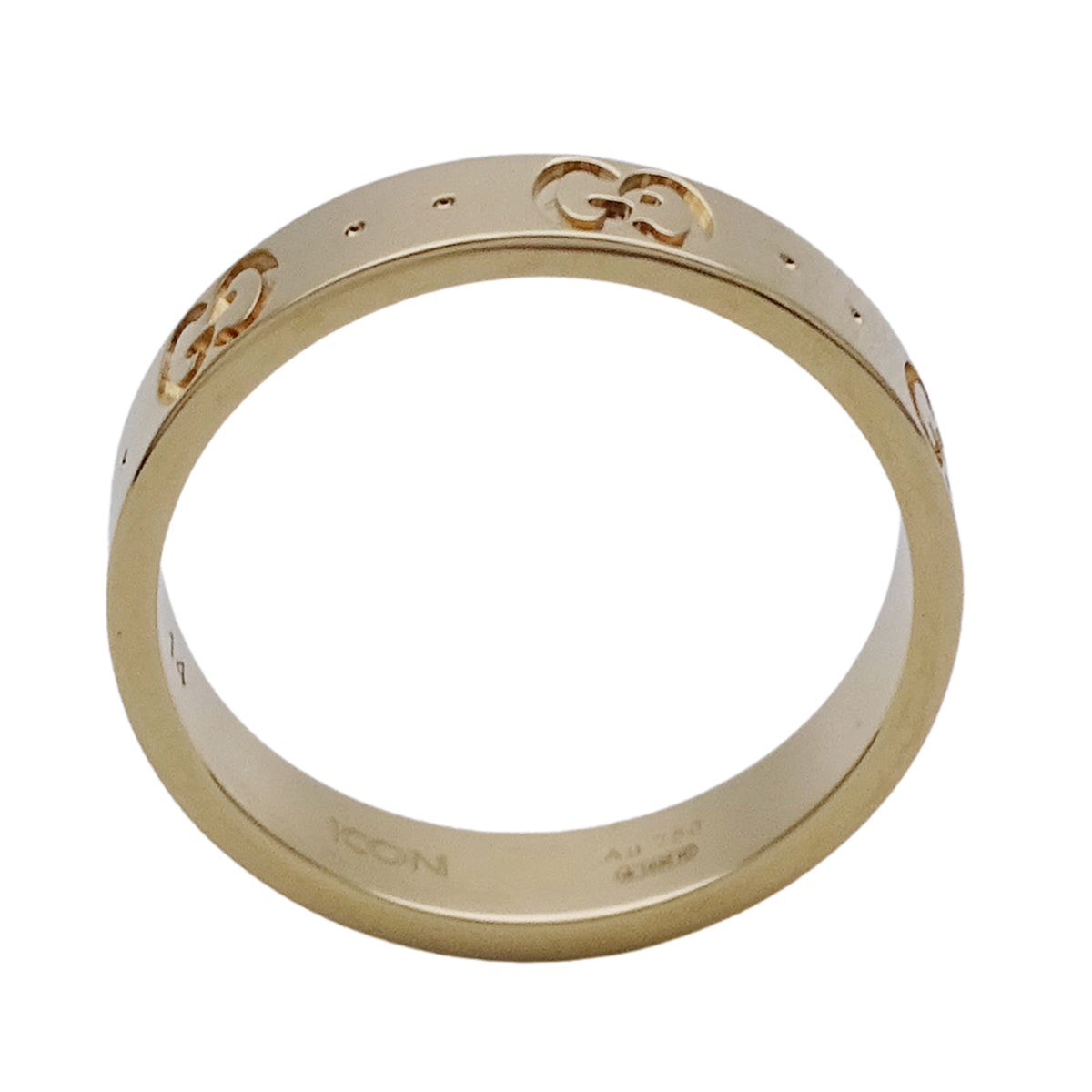Gucci Yellow Gold Yellow Gold (18K) Band Ring (Pre-Owned)