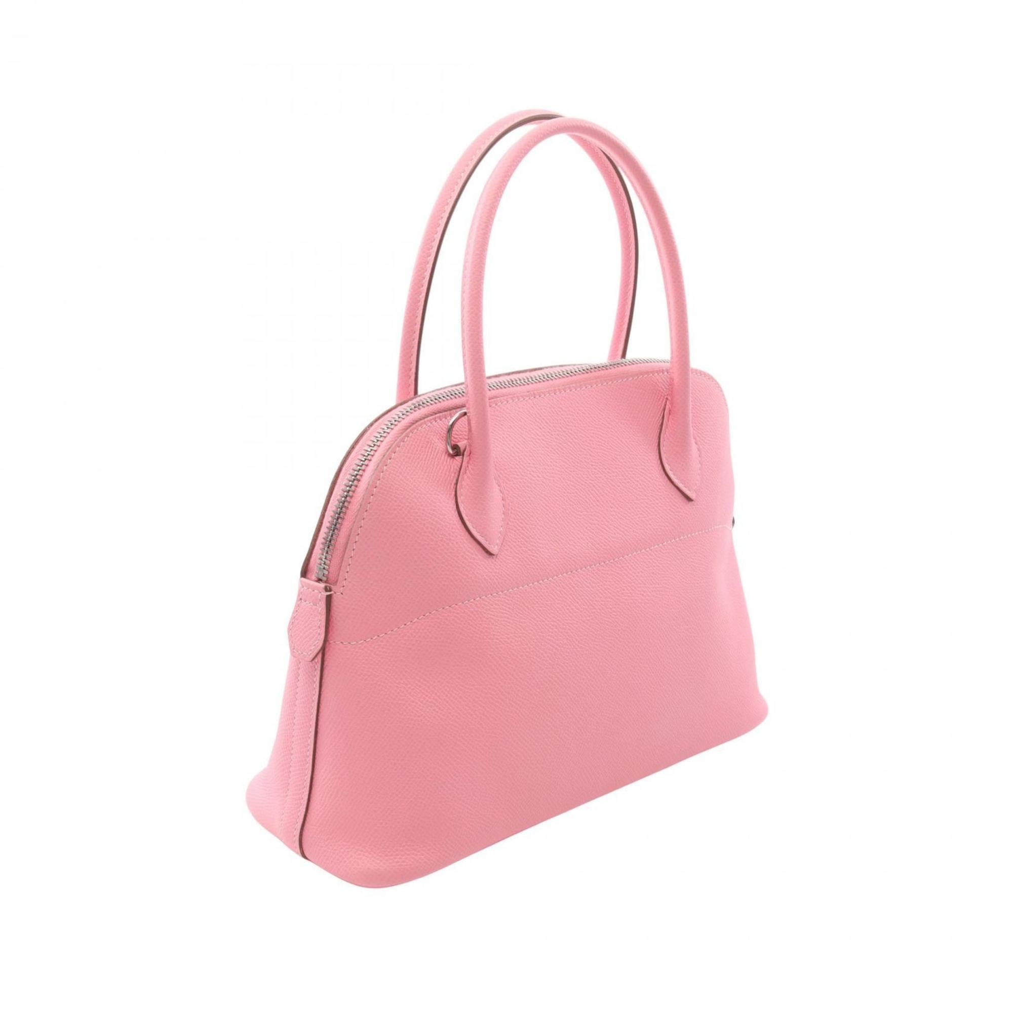 Hermes Pink Ivory Epsom Leather Handbag (Pre-Owned)