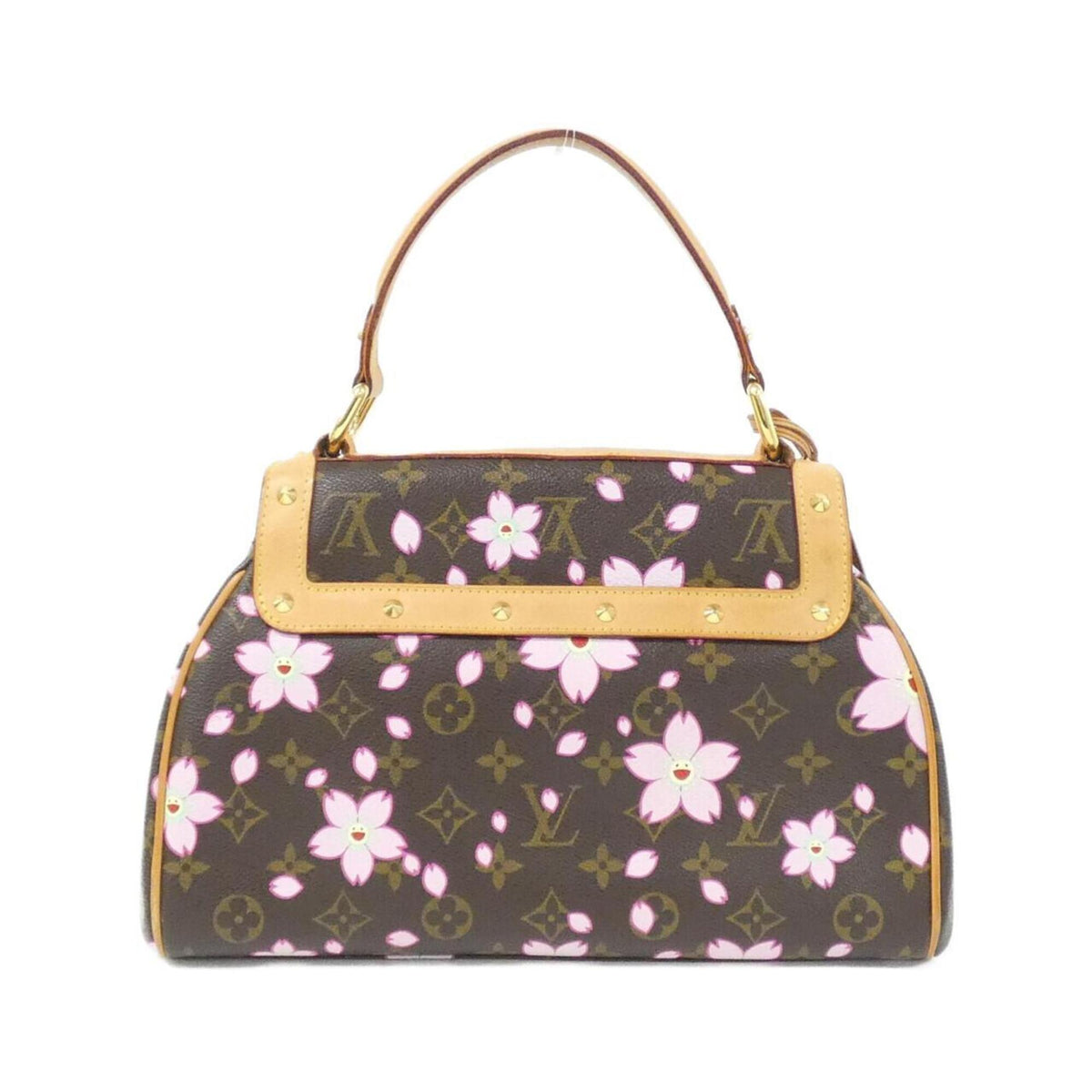 Louis Vuitton Marron Coated Canvas Handbag (Pre-Owned)