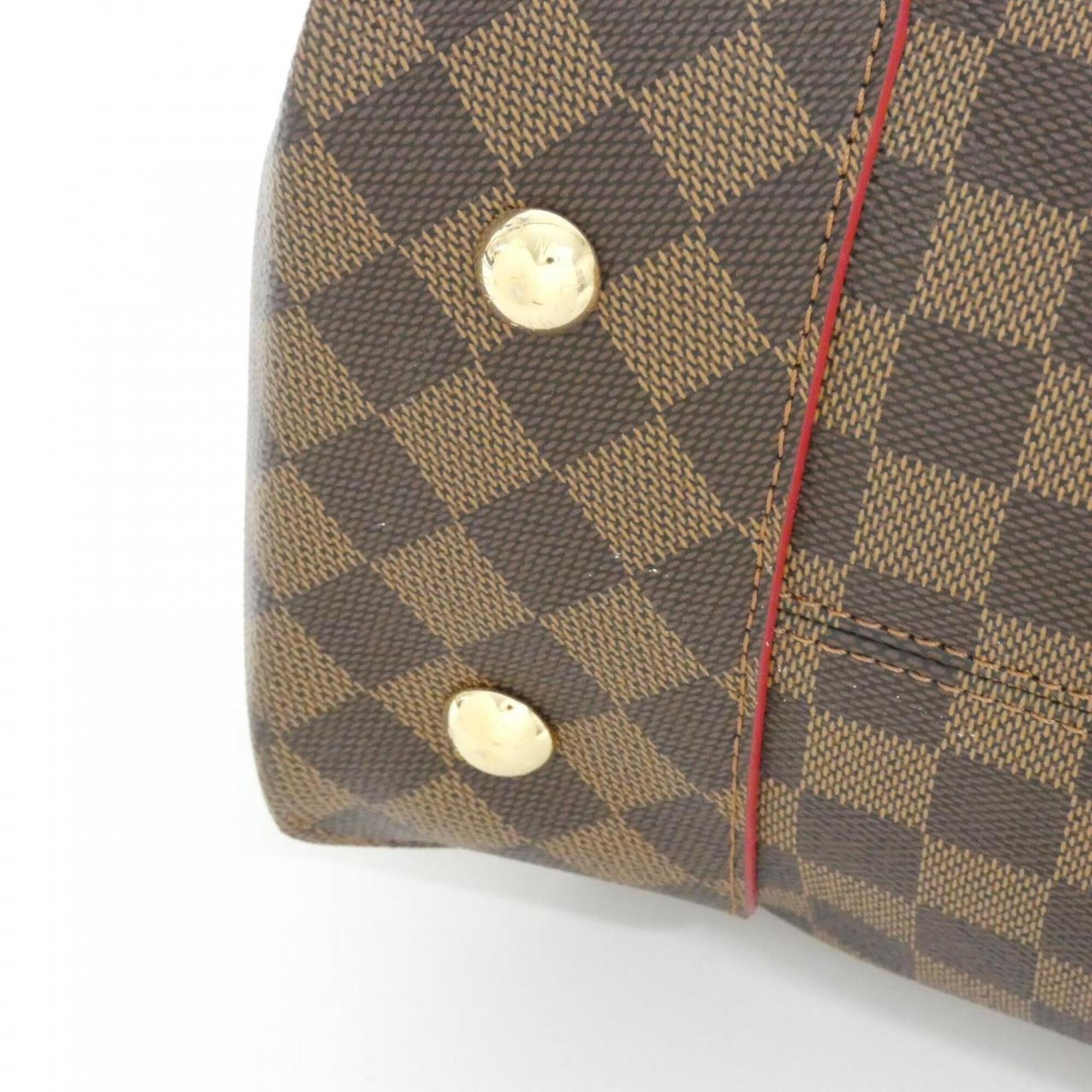 Louis Vuitton Brown Cerise Coated Canvas Shoulder Bag (Pre-Owned)