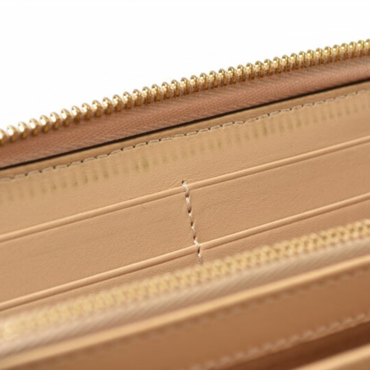 Gucci Beige Brown Gg Supreme Leather Long Wallet (Bi-Fold) (Pre-Owned)