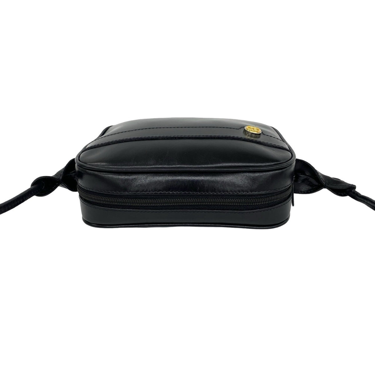 Gucci Black Leather Pochette Shoulder Bag (Pre-Owned)