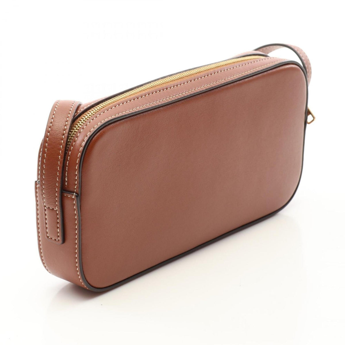 Celine Brown Leather Handbag Shoulder Bag (Pre-Owned)