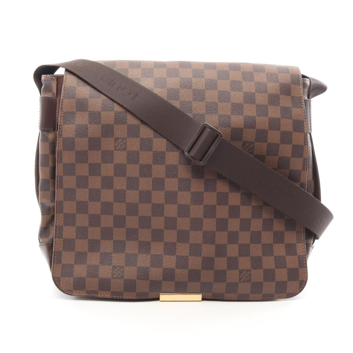 Louis Vuitton Brown Damier Canvas Coated Canvas Leather Handbag Shoulder Bag (Pre-Owned)