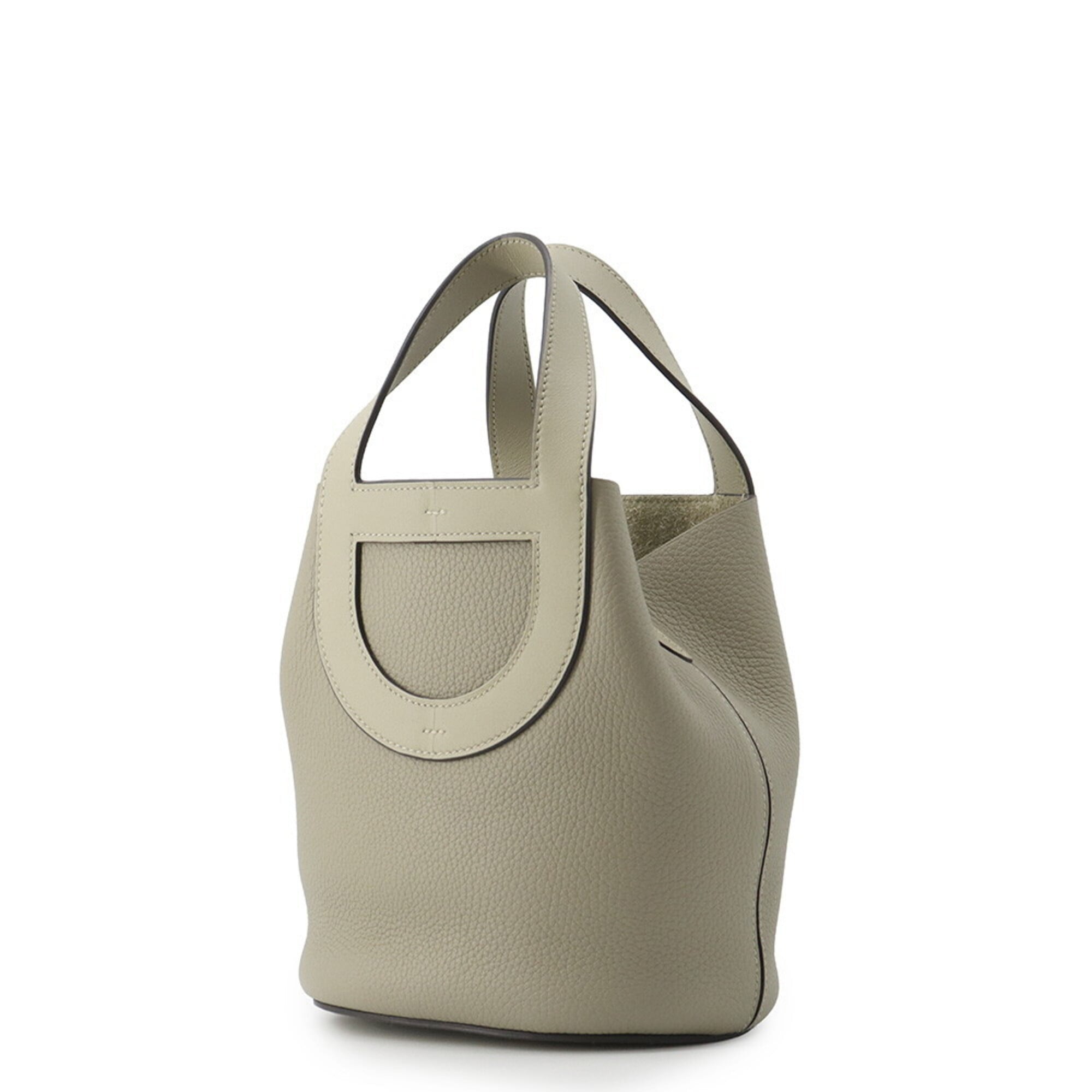 Hermes Kara Taurillon Clemence Leather Swift Leather Tote Bag (Pre-Owned)