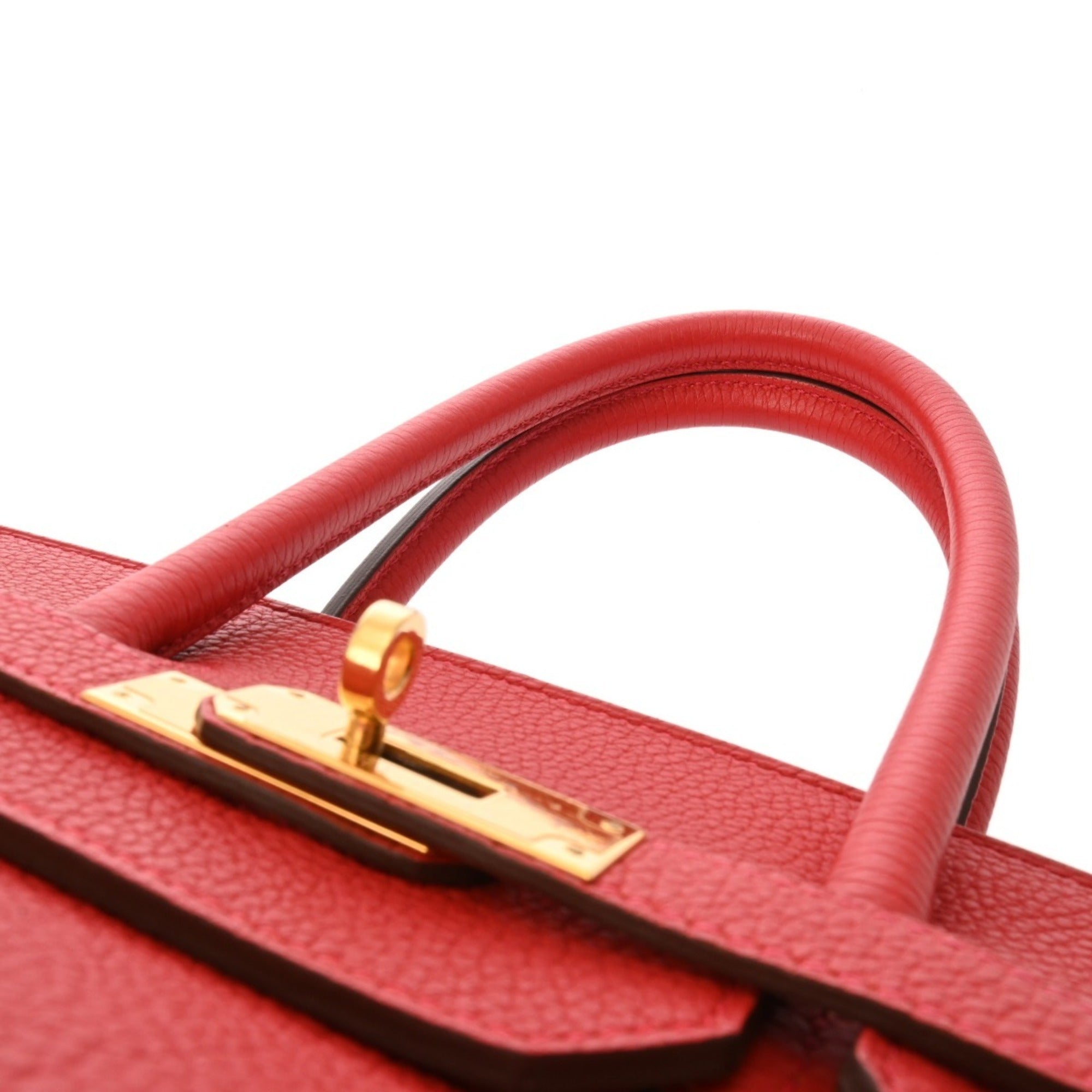 Hermes Gold Togo Leather Handbag (Pre-Owned)