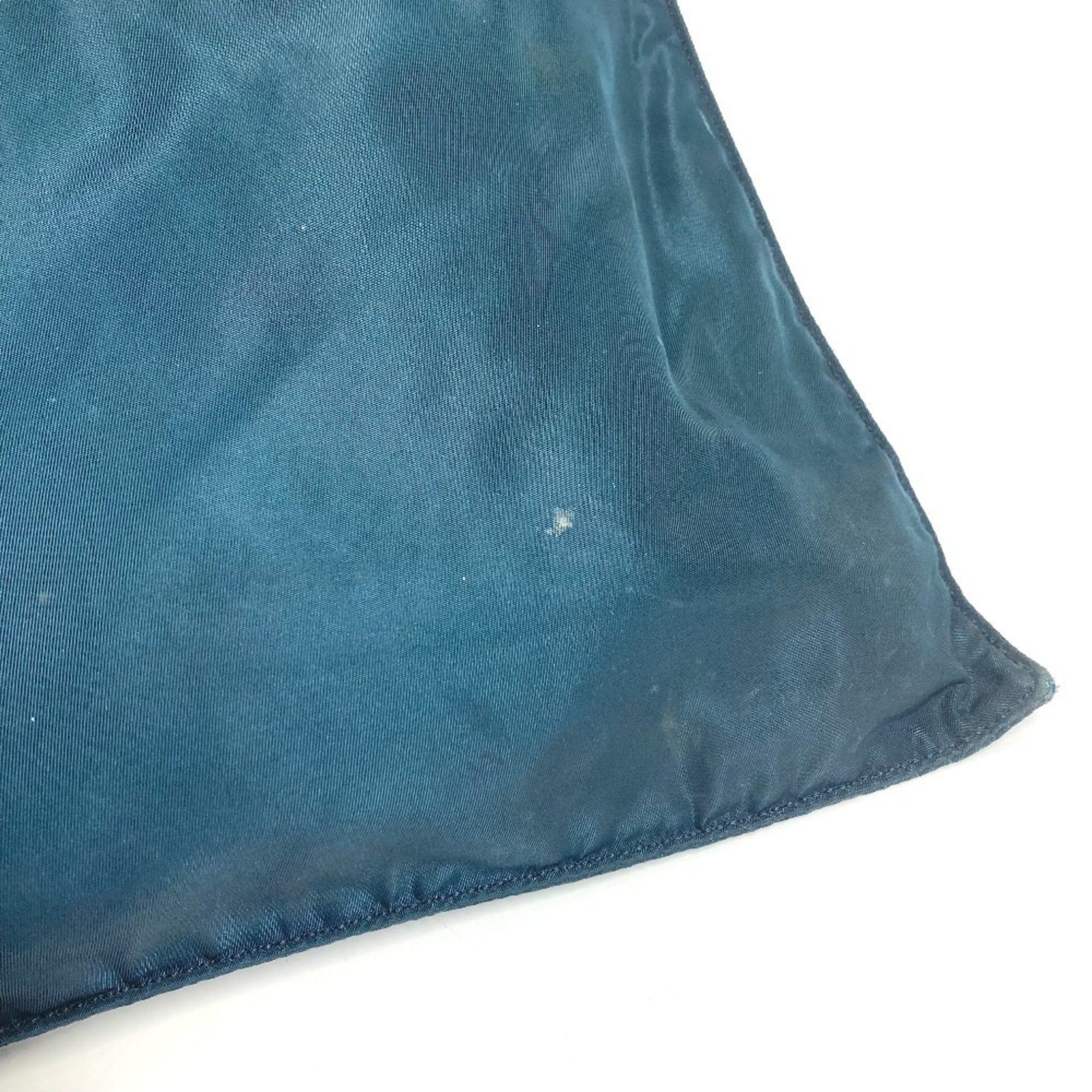 Prada Blue Nylon Shoulder Bag (Pre-Owned)