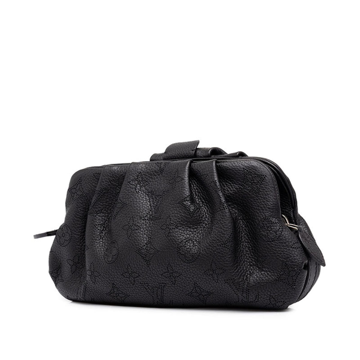 Louis Vuitton Black Noir Leather Shoulder Bag (Pre-Owned)