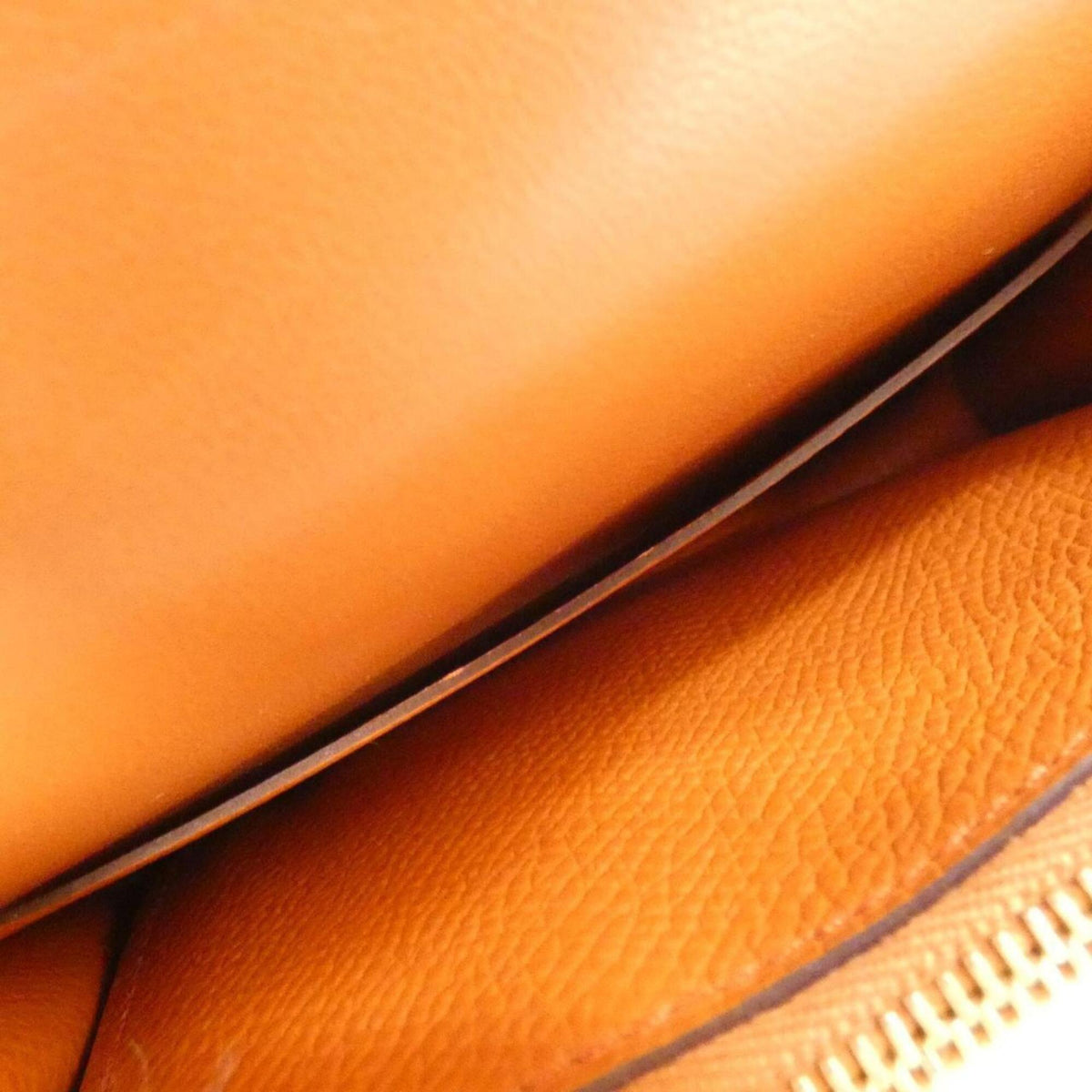 Hermes Orange Epsom Leather Wallet (Bi-Fold) (Pre-Owned)