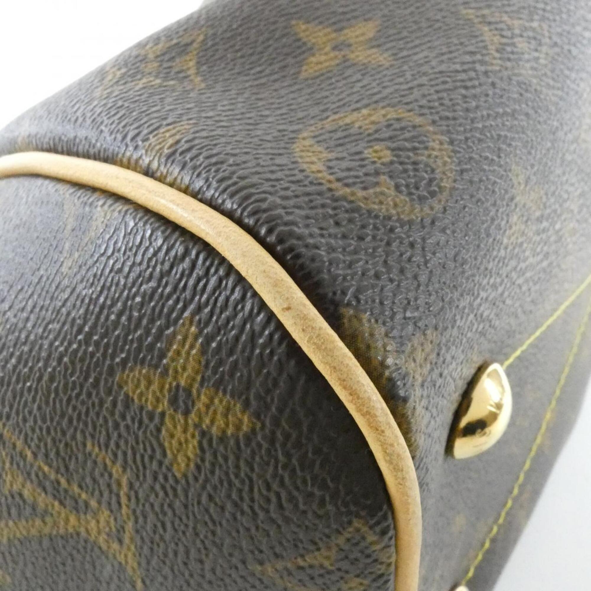 Louis Vuitton Monogram Marron Coated Canvas Handbag (Pre-Owned)