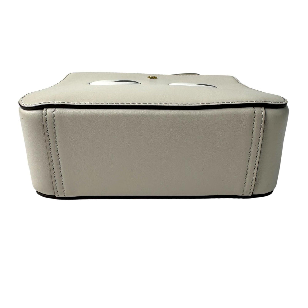 Anya Hindmarch Ivory Leather Shoulder Bag (Pre-Owned)