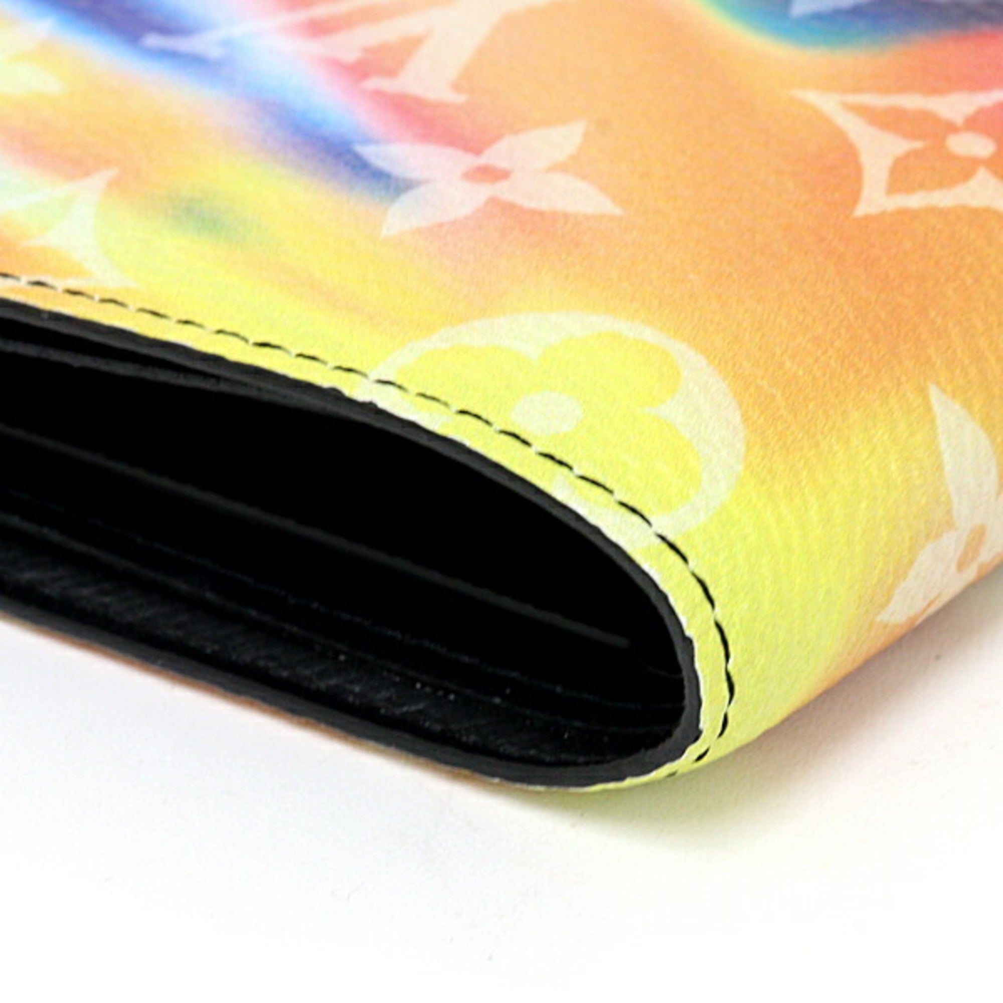Louis Vuitton Monogram Multi-Color Canvas Leather Wallet (Bi-Fold) (Pre-Owned)