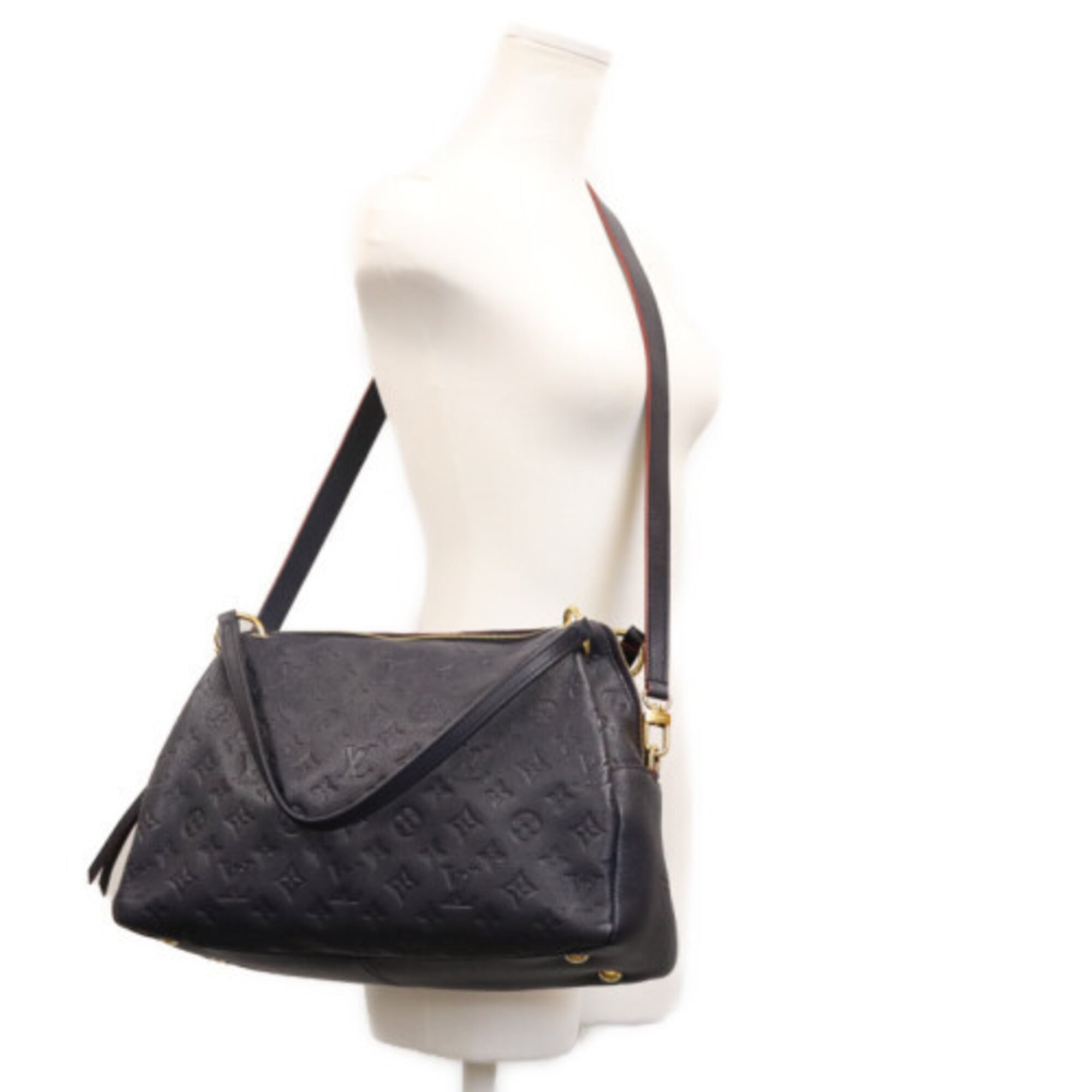 Louis Vuitton Navy Monogram Empreinte Shoulder Bag (Pre-Owned)