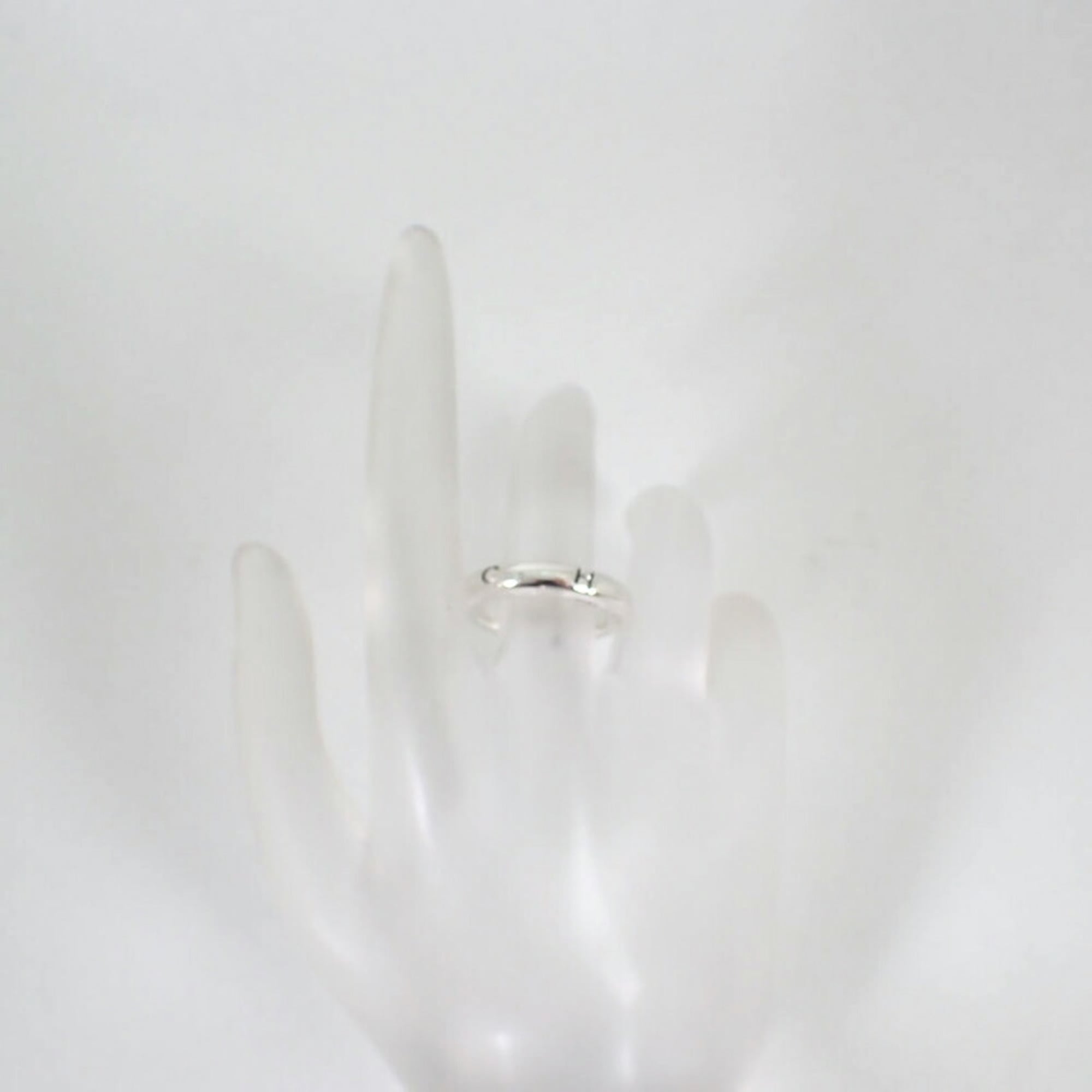 Chanel Sterling Silver 925 Band Ring (Pre-Owned)