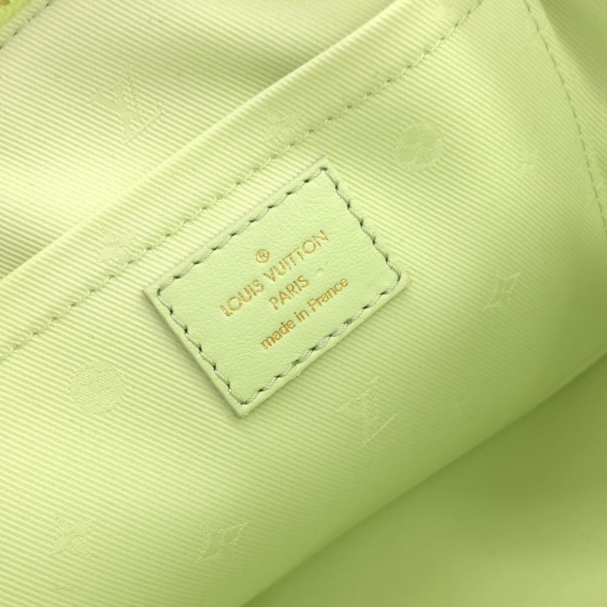 Louis Vuitton Light Green Vert Leather Handbag (Pre-Owned)