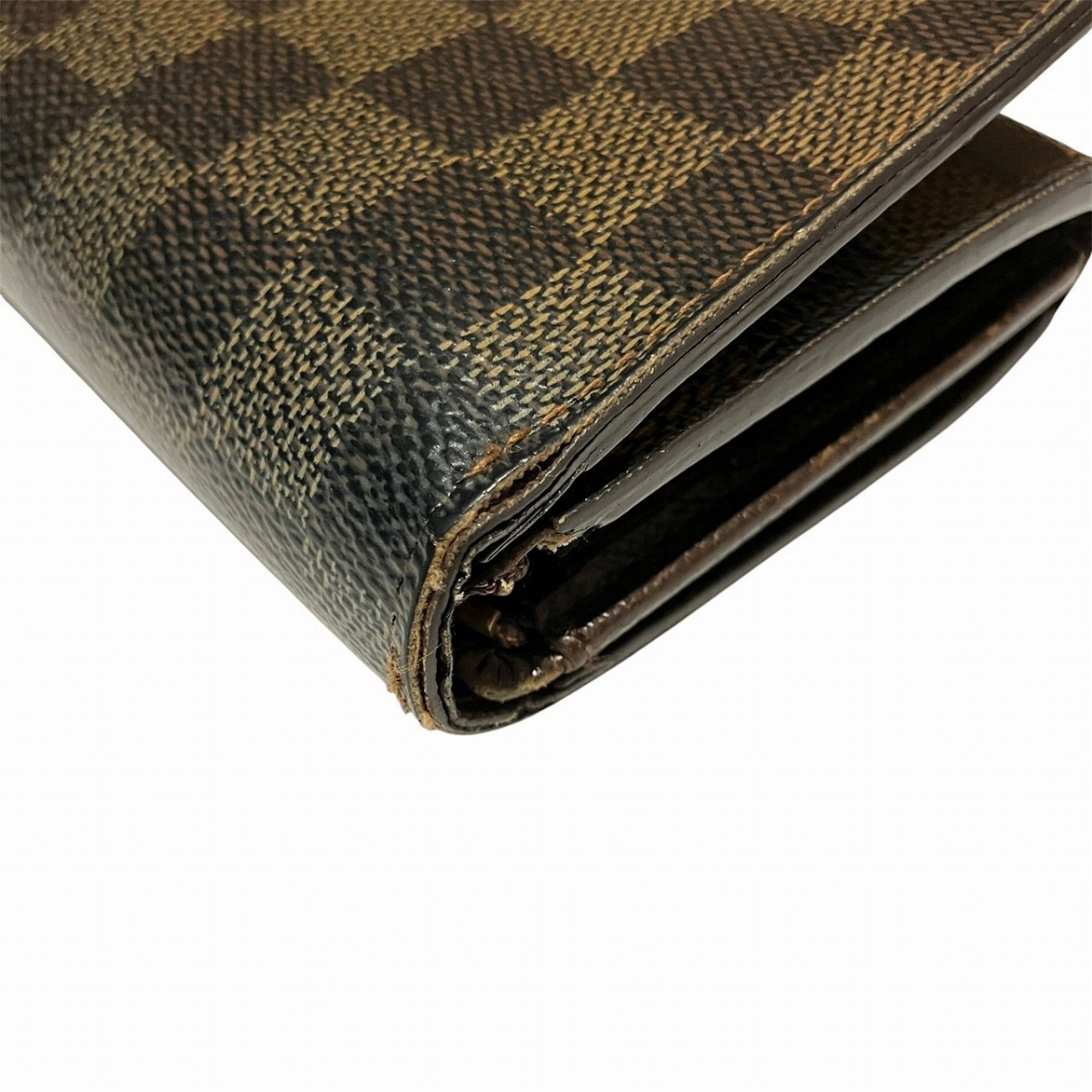 Louis Vuitton Damier Brown Wallet (Bi-Fold) (Pre-Owned)