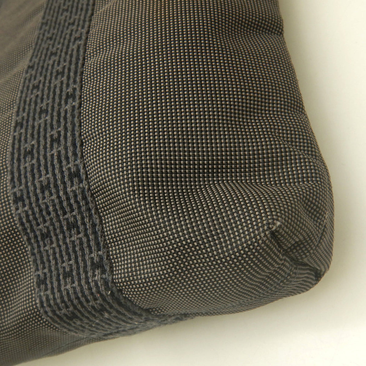 Hermes Gray Nylon Tote Bag (Pre-Owned)