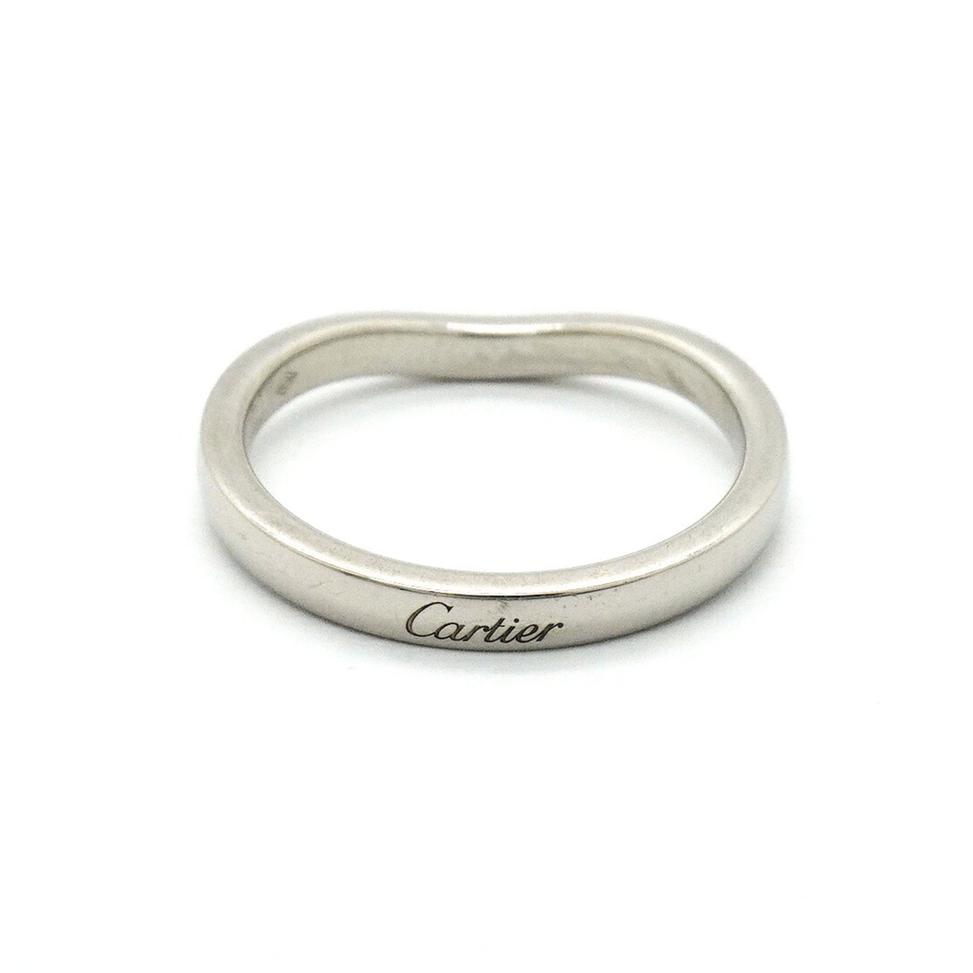 Cartier Platinum 950 Band Ring (Pre-Owned)