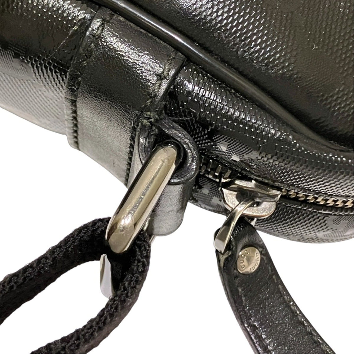 Gucci Black Pvc Shoulder Bag (Pre-Owned)