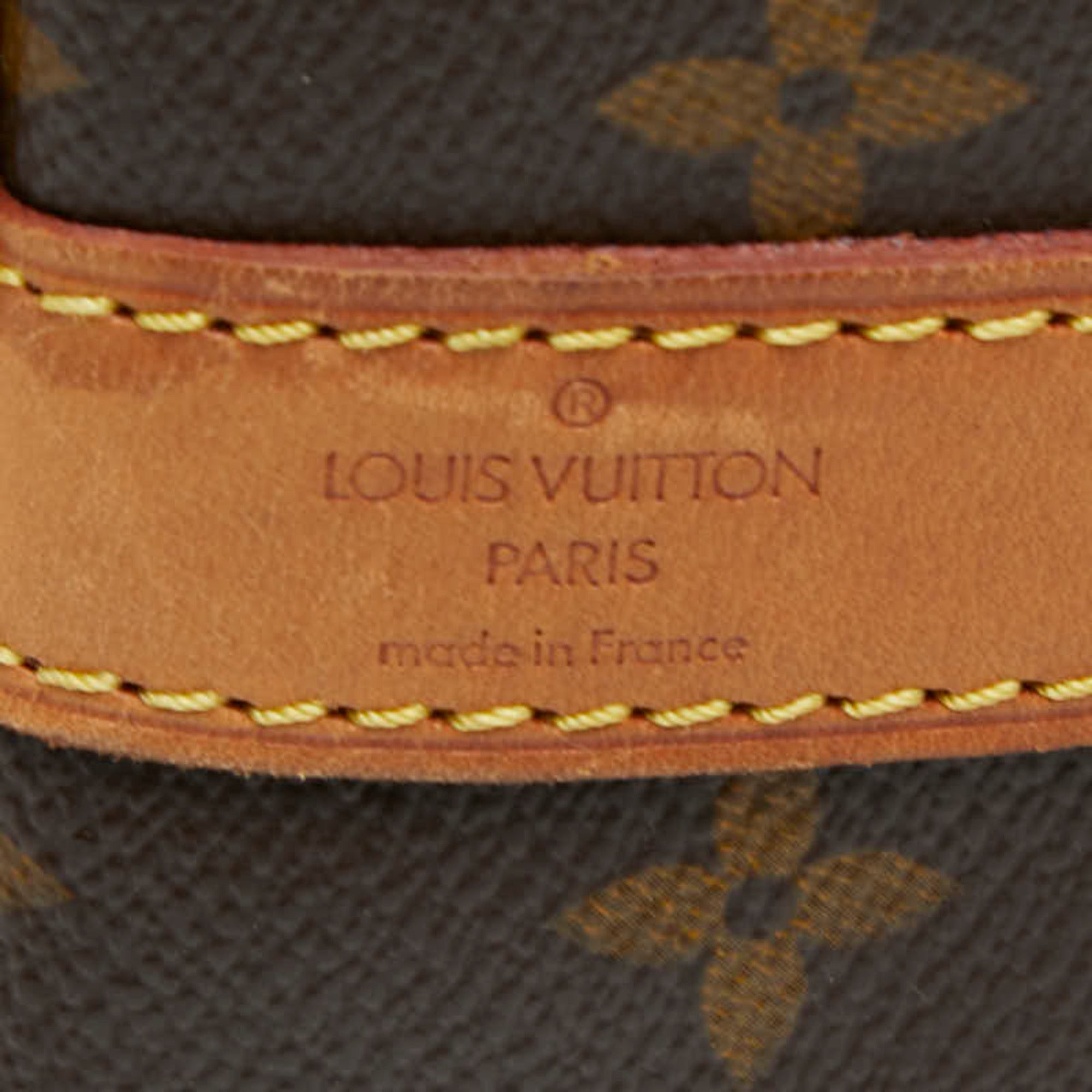 Louis Vuitton Brown Pvc Leather Boston Bag Shoulder Bag (Pre-Owned)