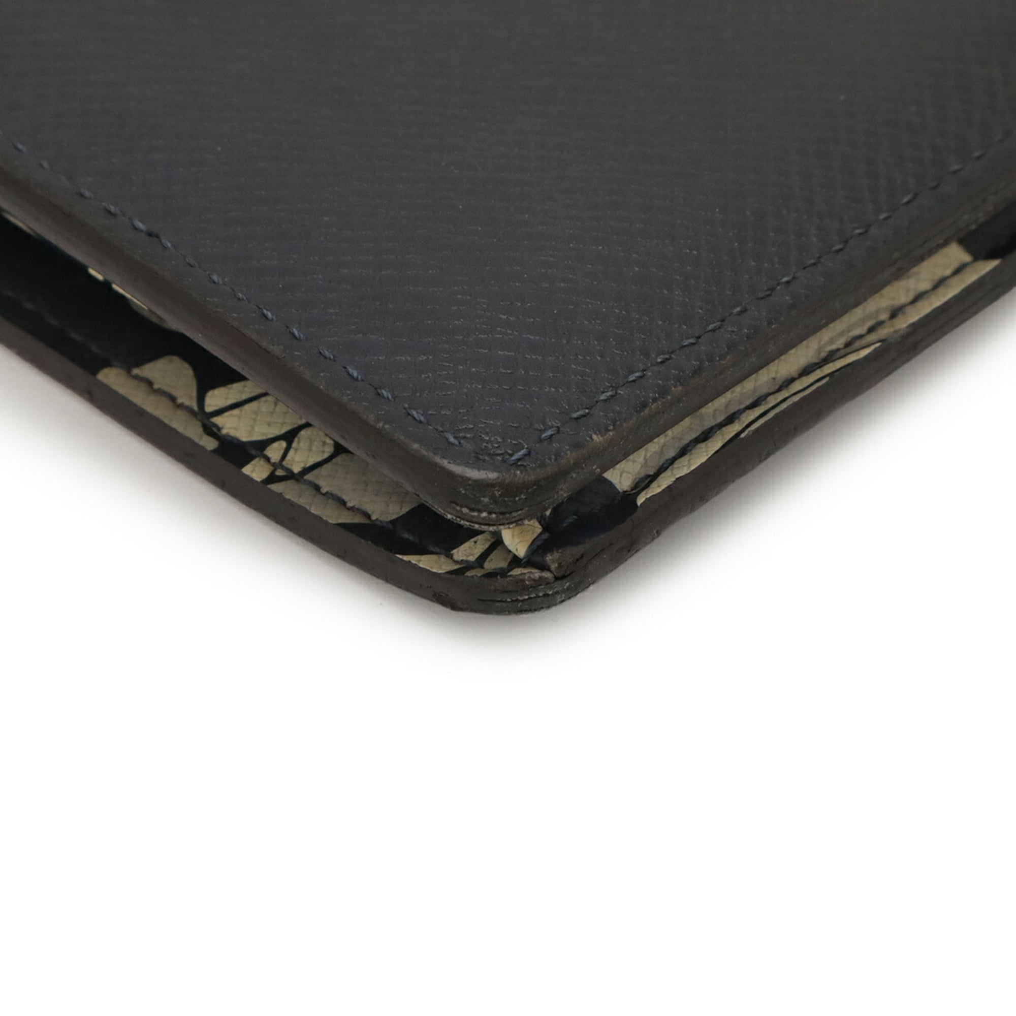 Louis Vuitton Boreal Taiga Leather Long Wallet (Bi-Fold) (Pre-Owned)
