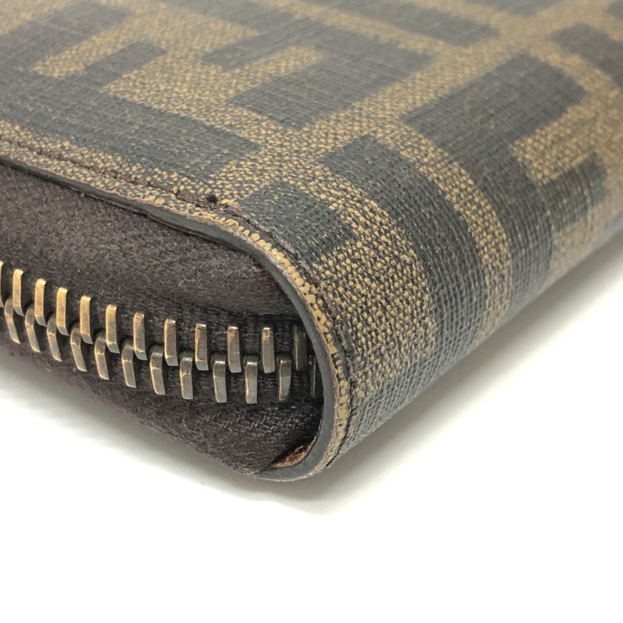 Fendi Brown Pvc Leather Long Wallet (Bi-Fold) (Pre-Owned)