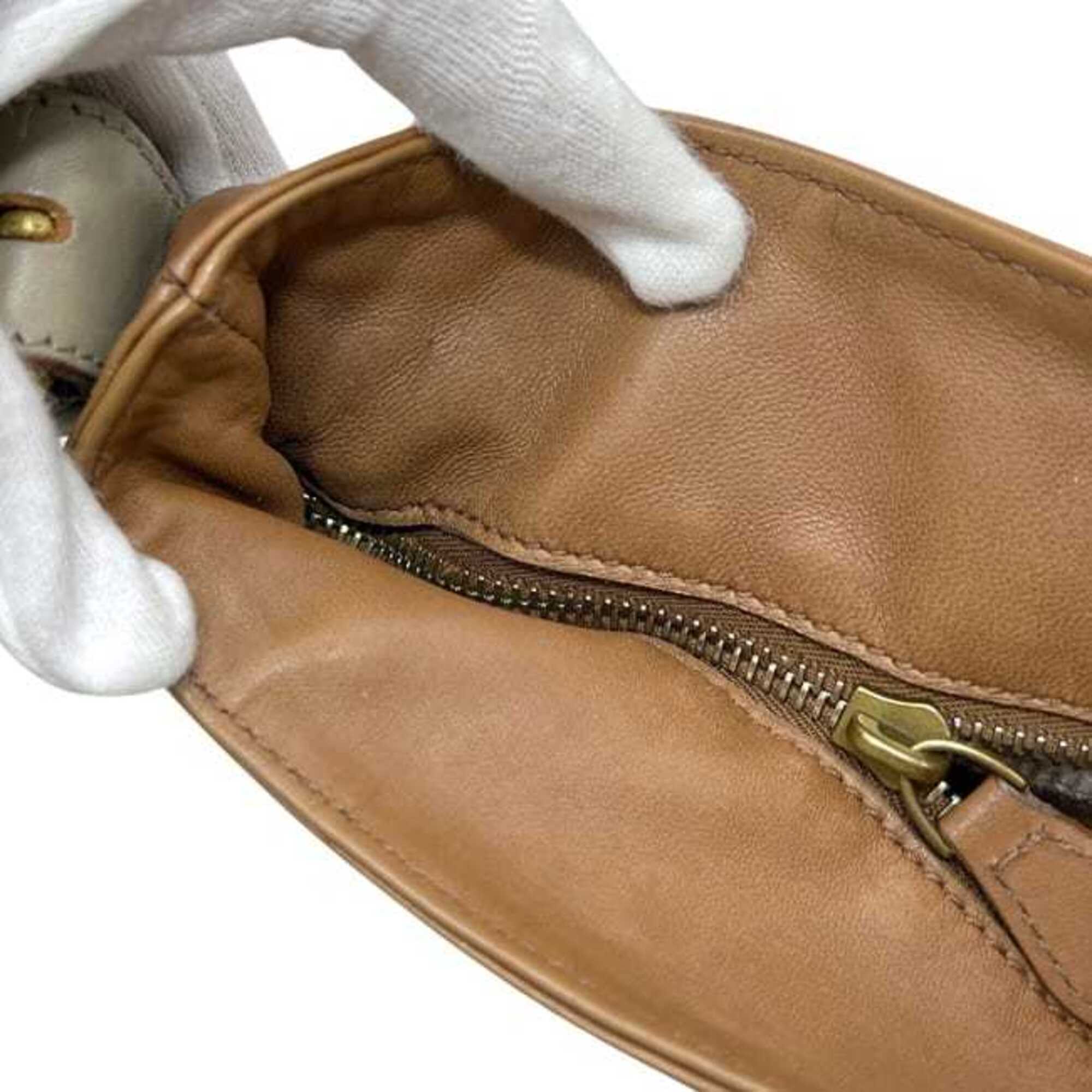 Bottega Veneta Intrecciato Brown Leather Shoulder Bag (Pre-Owned)