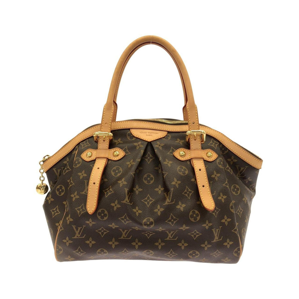 Louis Vuitton Marron Coated Canvas Shoulder Bag (Pre-Owned)