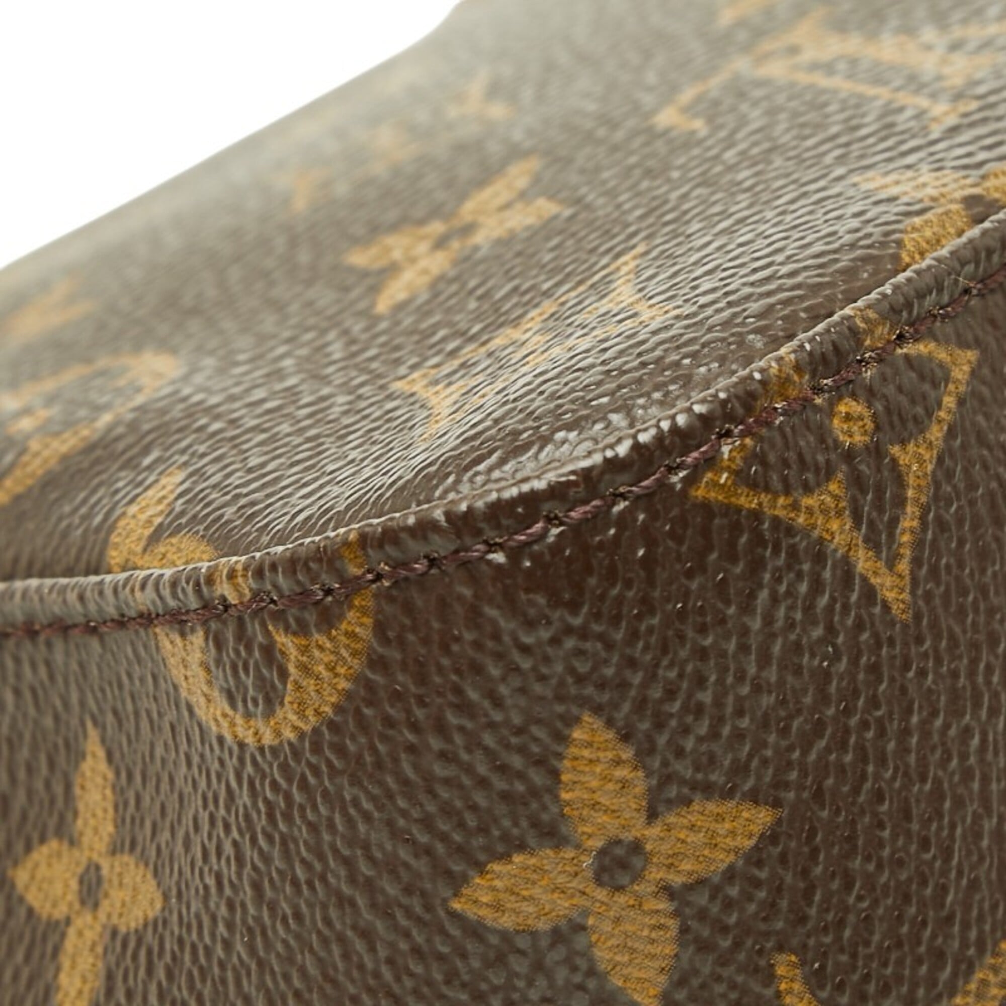Louis Vuitton Brown Pvc Leather Handbag Shoulder Bag (Pre-Owned)