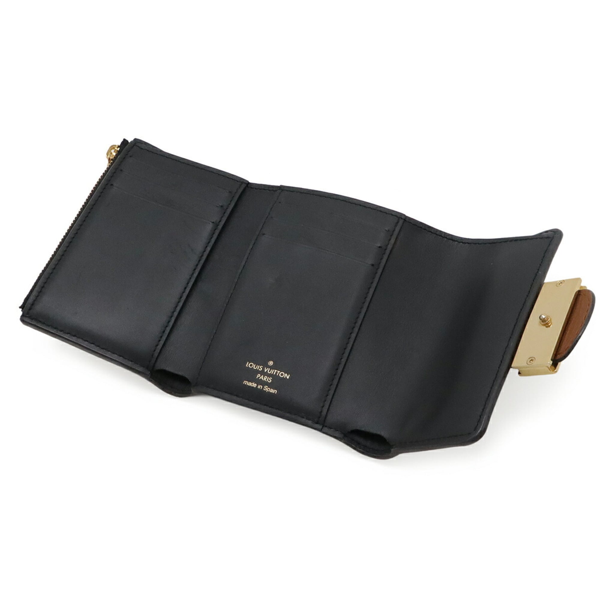 Louis Vuitton Galle Light Brown Monogram Monogram Monogram Reverse Wallet (Tri-Fold) (Pre-Owned)
