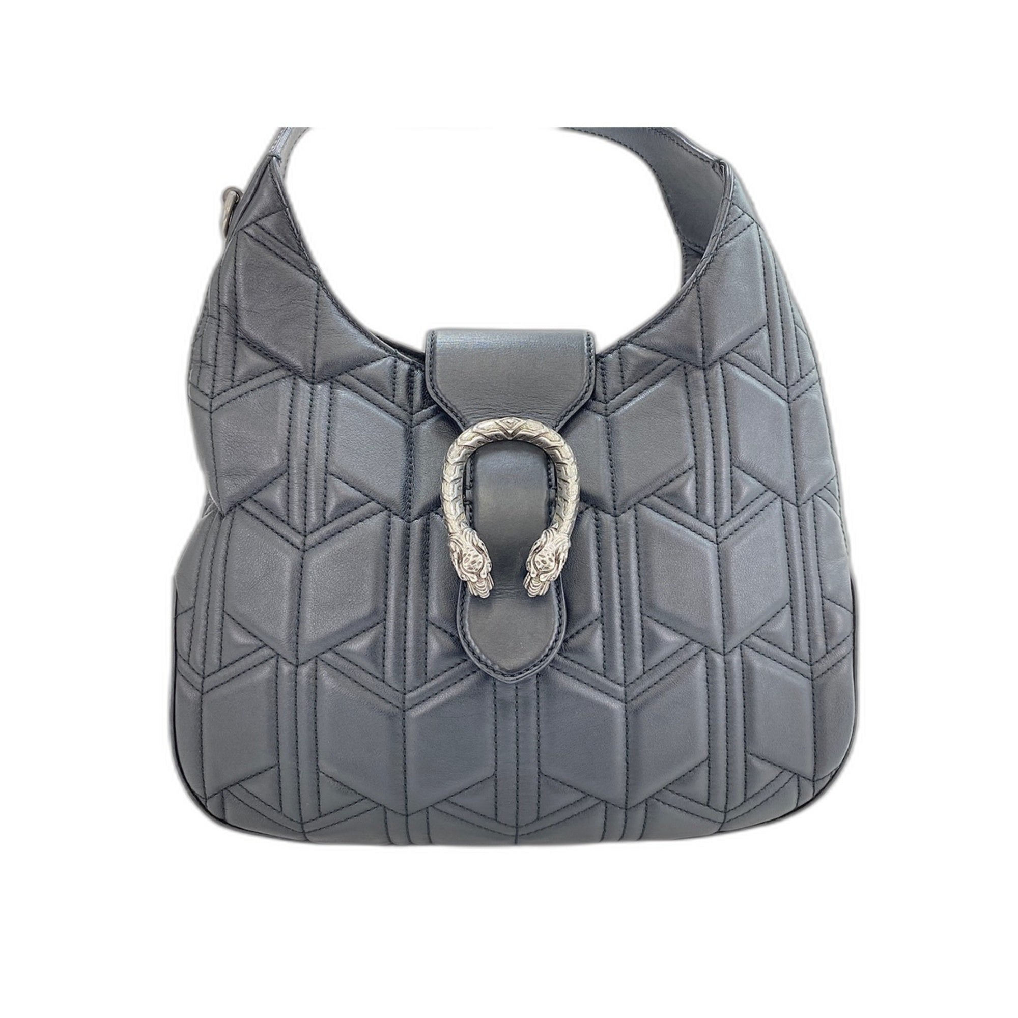 Gucci Black Leather Shoulder Bag (Pre-Owned)