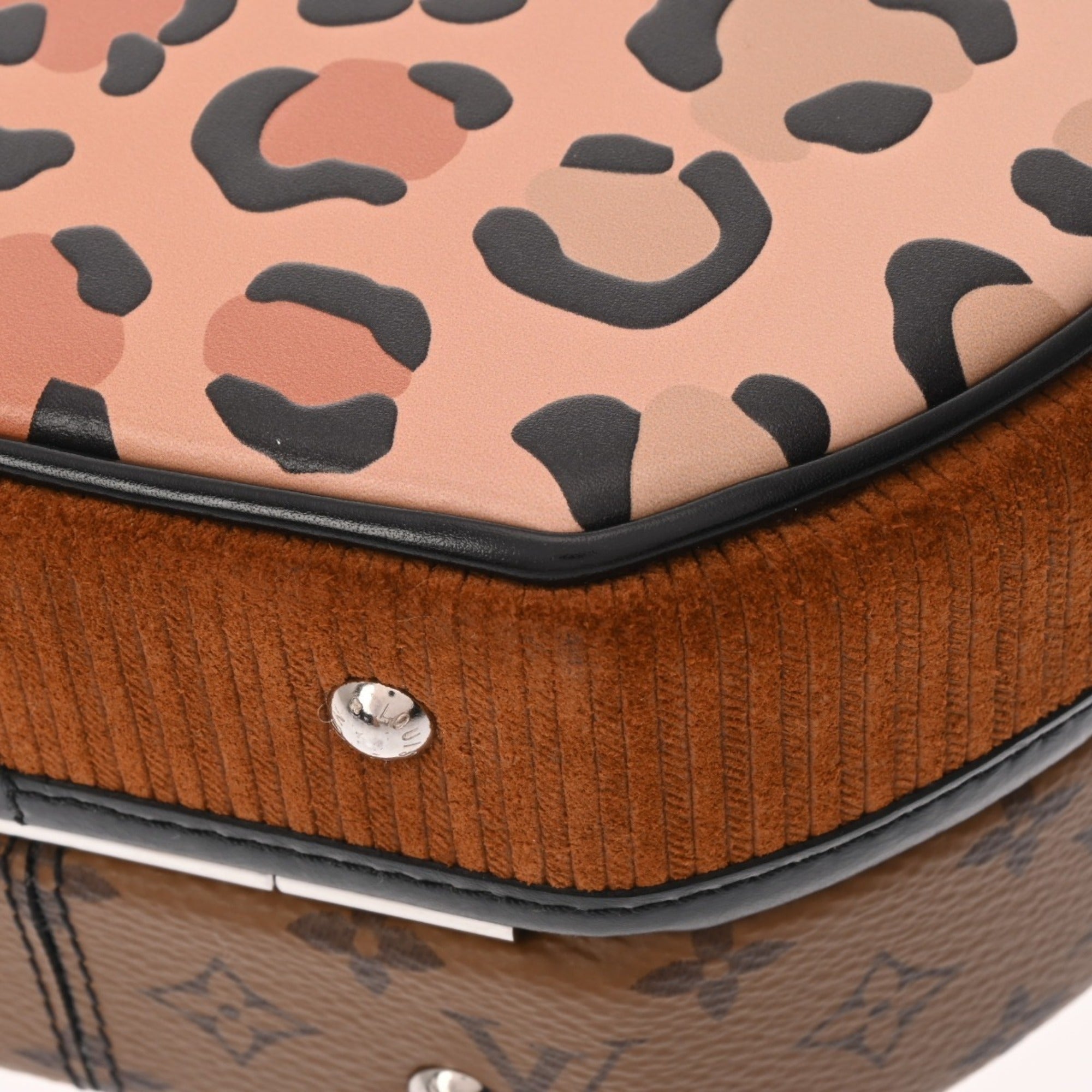 Louis Vuitton Brown Leopard Monogram Reverse Shoulder Bag (Pre-Owned)