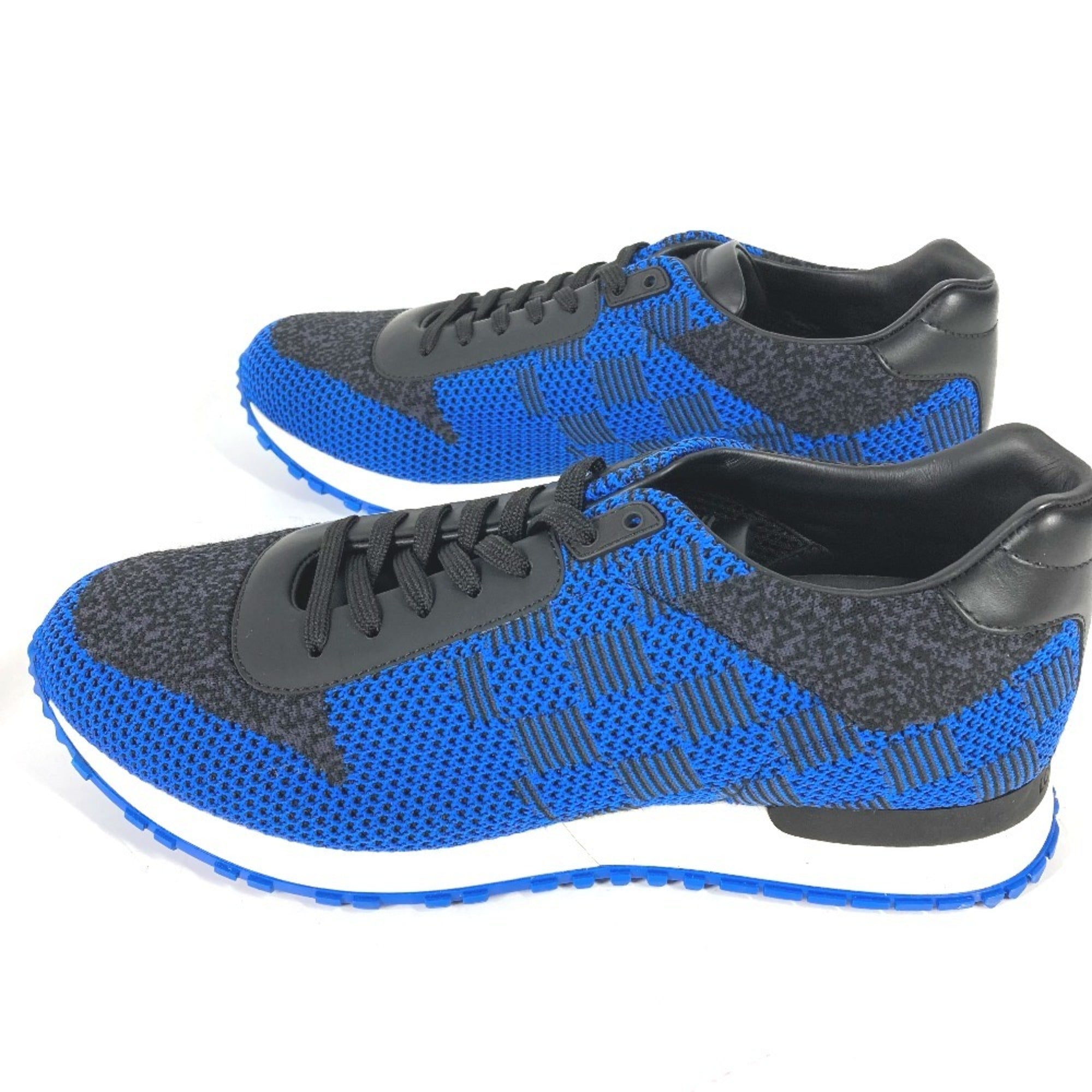 Louis Vuitton Black Blue Sneakers (Pre-Owned)