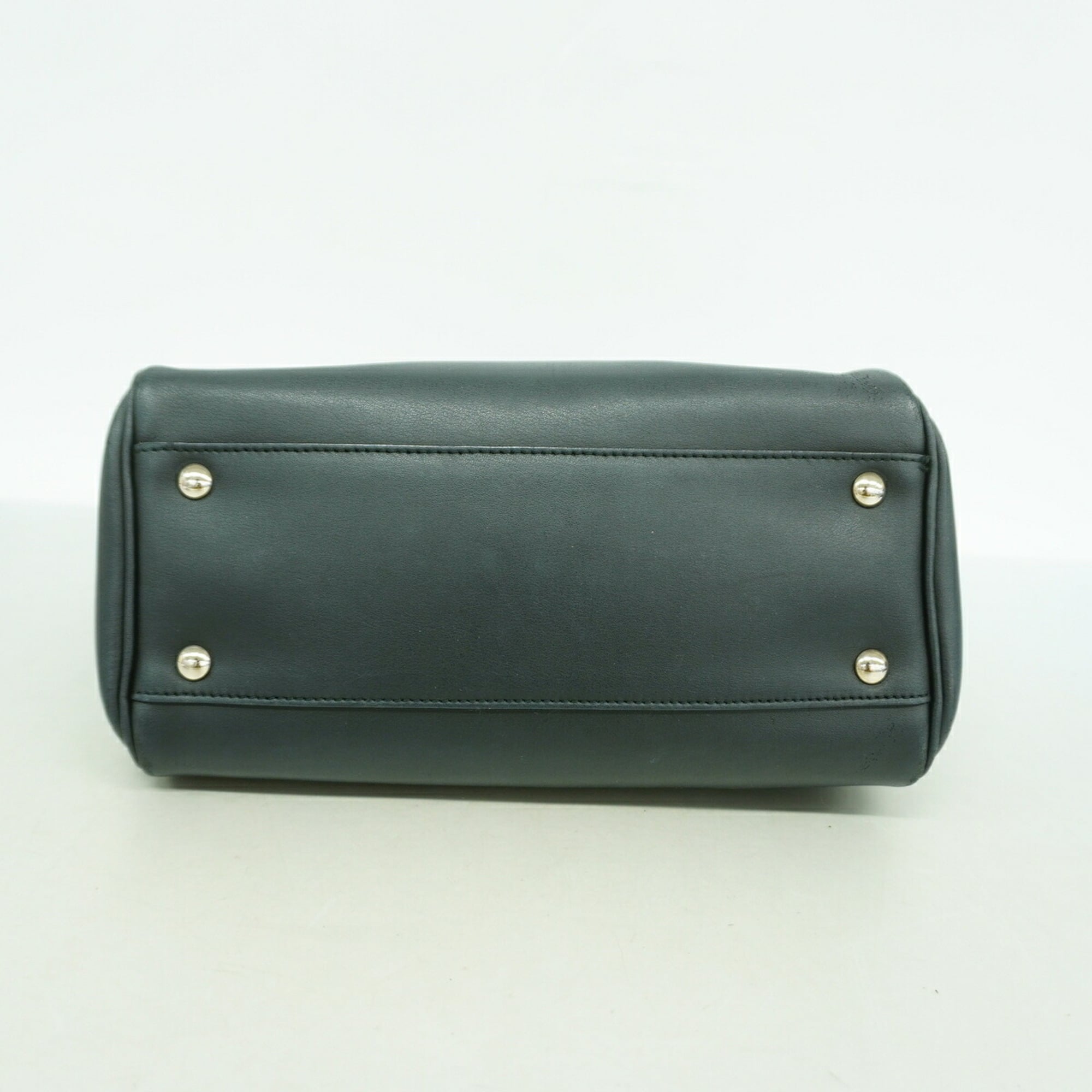 Salvatore Ferragamo Black Leather Handbag (Pre-Owned)