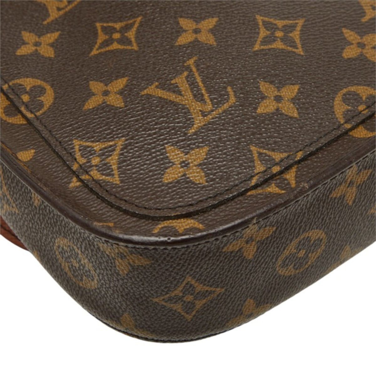 Louis Vuitton Brown Pvc Leather Shoulder Bag (Pre-Owned)