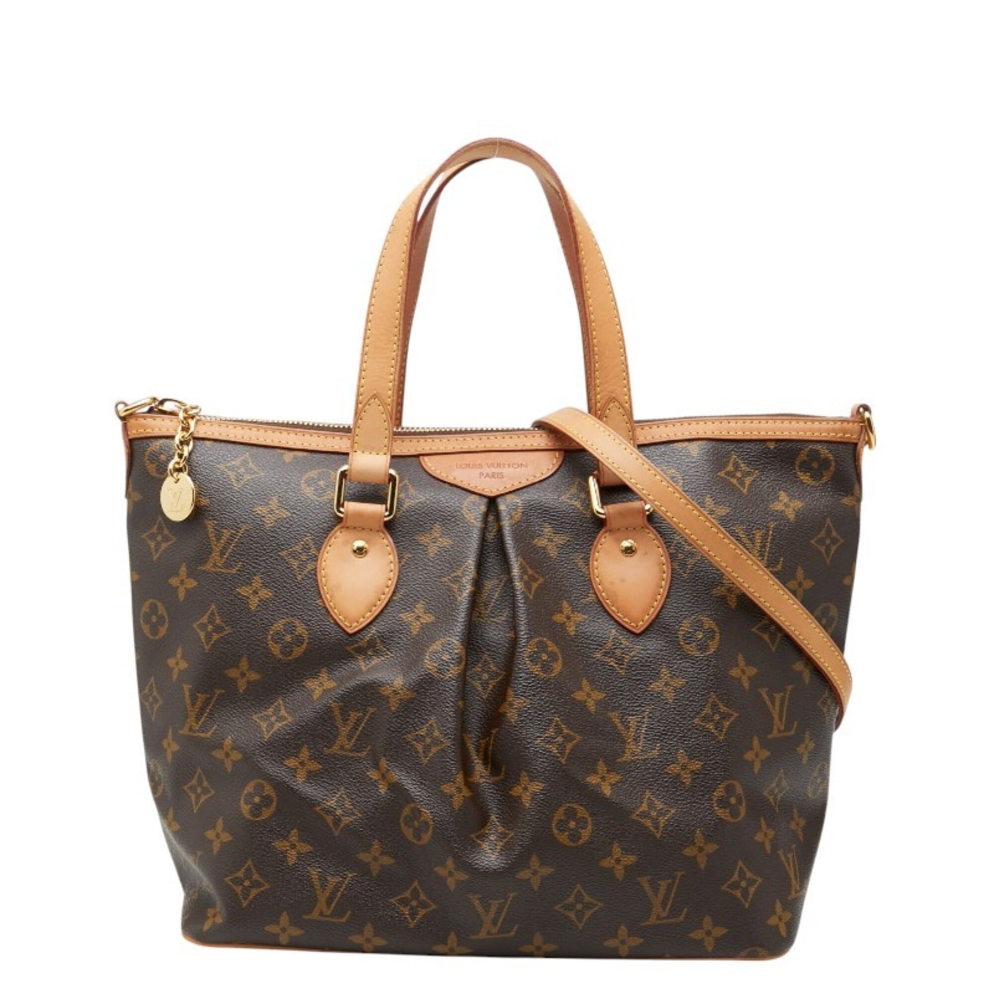 Louis Vuitton Brown Pvc Leather Handbag Shoulder Bag (Pre-Owned)
