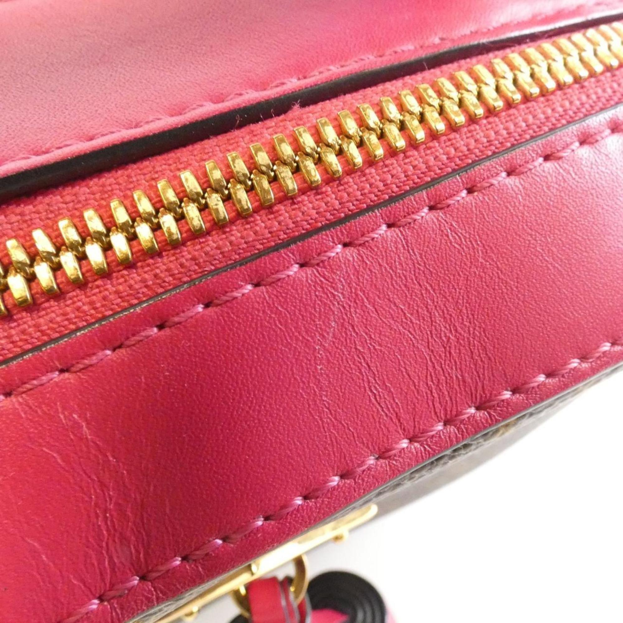 Louis Vuitton Monogram Freesia Marron Coated Canvas Shoulder Bag (Pre-Owned)
