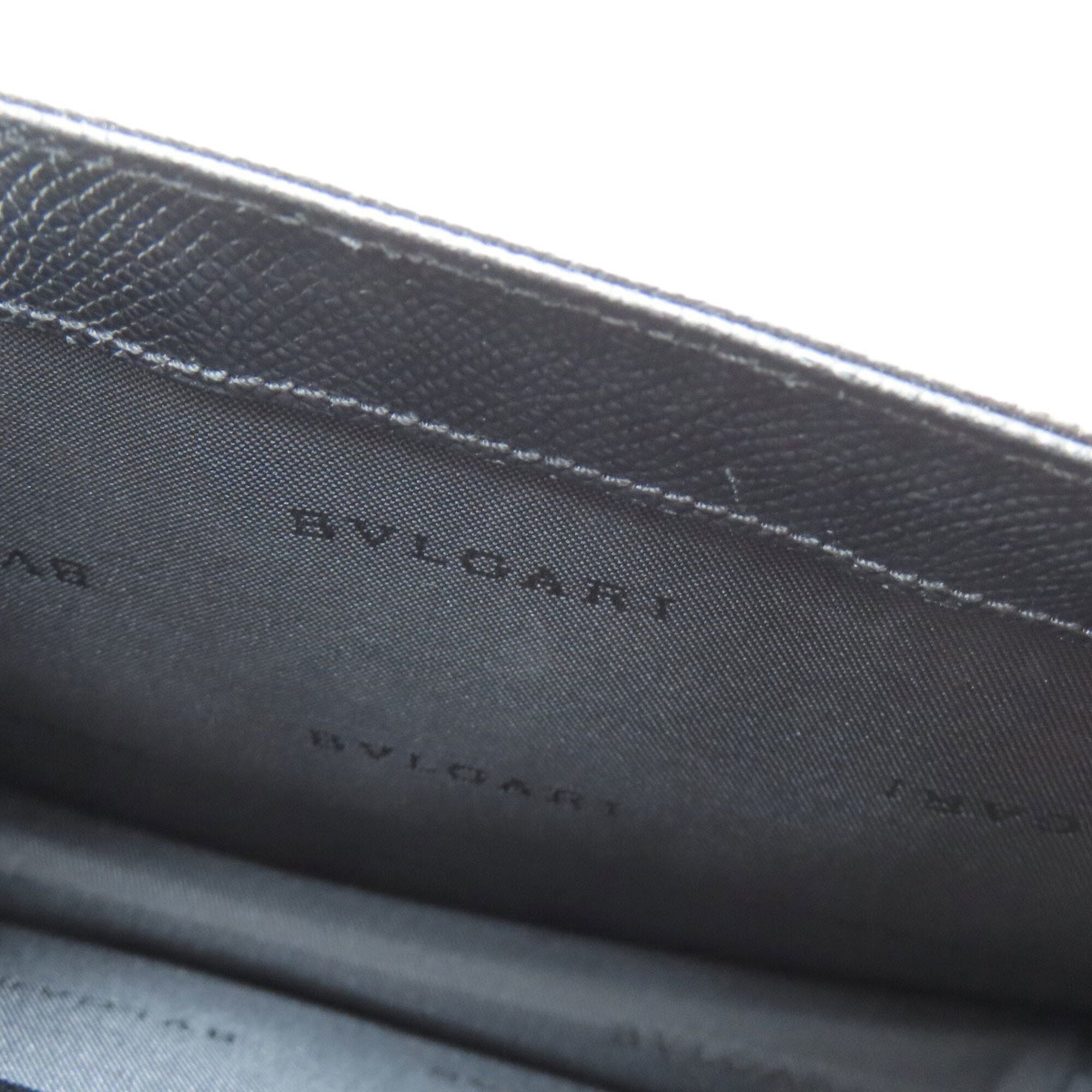 Bvlgari Black Leather Shoulder Bag (Pre-Owned)