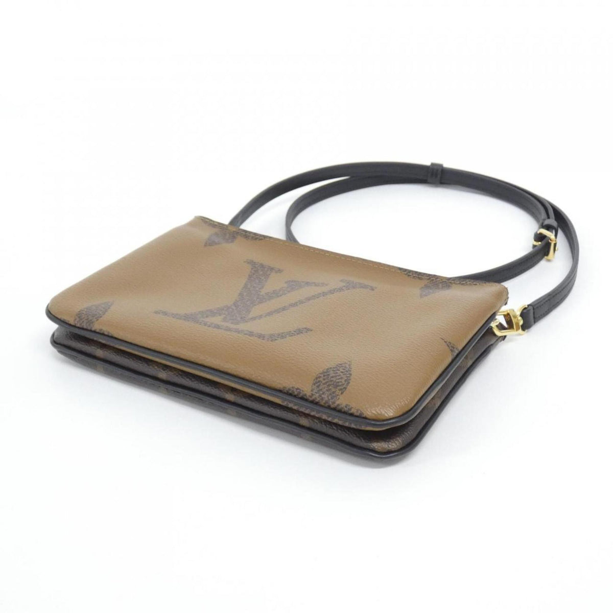 Louis Vuitton Monogram Marron Monogram Monogram Reverse Monogram Monogram Reverse Pochette Shoulder Bag (Pre-Owned)