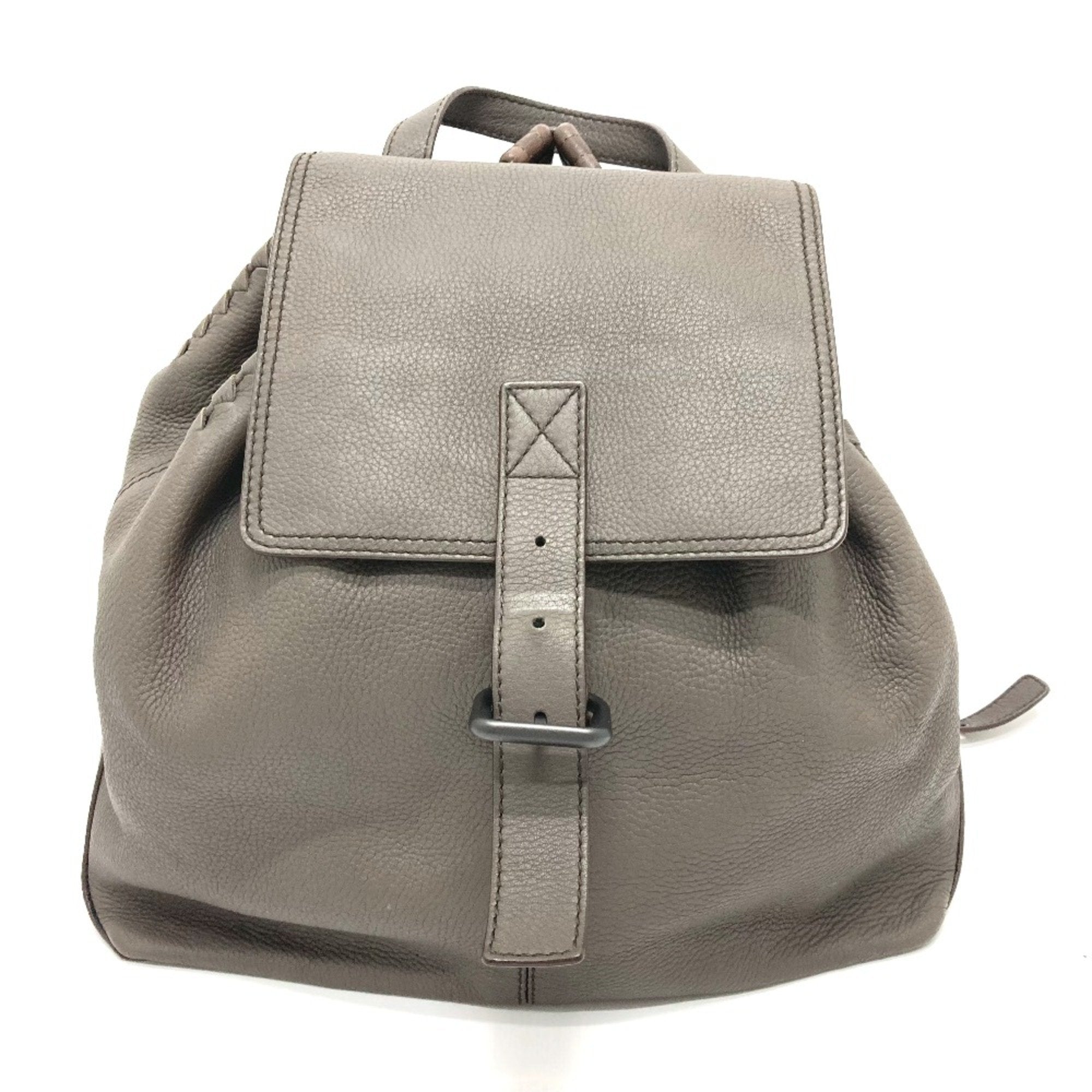 Bottega Veneta Brown Leather Backpack (Pre-Owned)