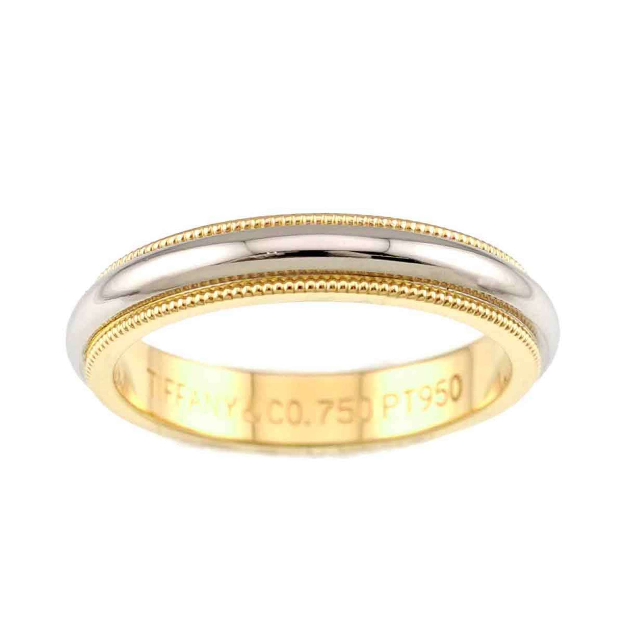 Tiffany Yellow Gold (18K) Platinum 950 Band Ring (Pre-Owned)